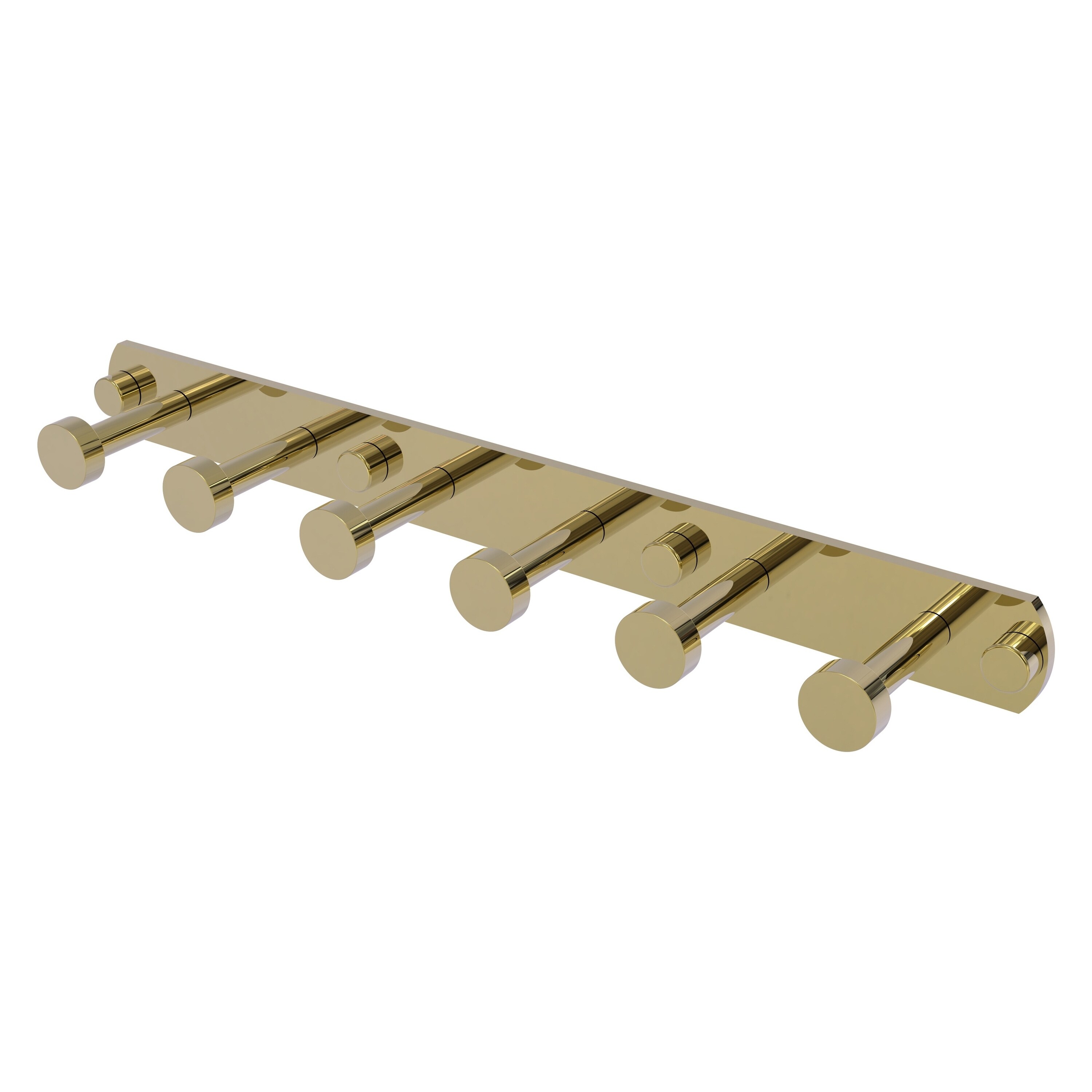 Allied Brass Fresno Unlacquered Brass Triple-Hook Wall Mount Towel Hook in  the Towel Hooks department at