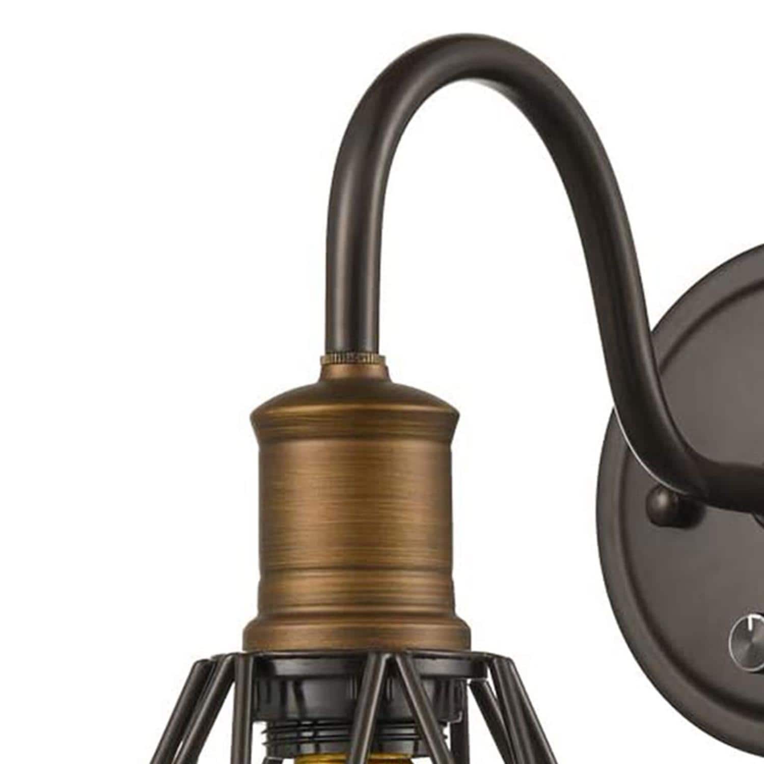 Barn Light Antique Bronze Industrial Wall Sconce Set