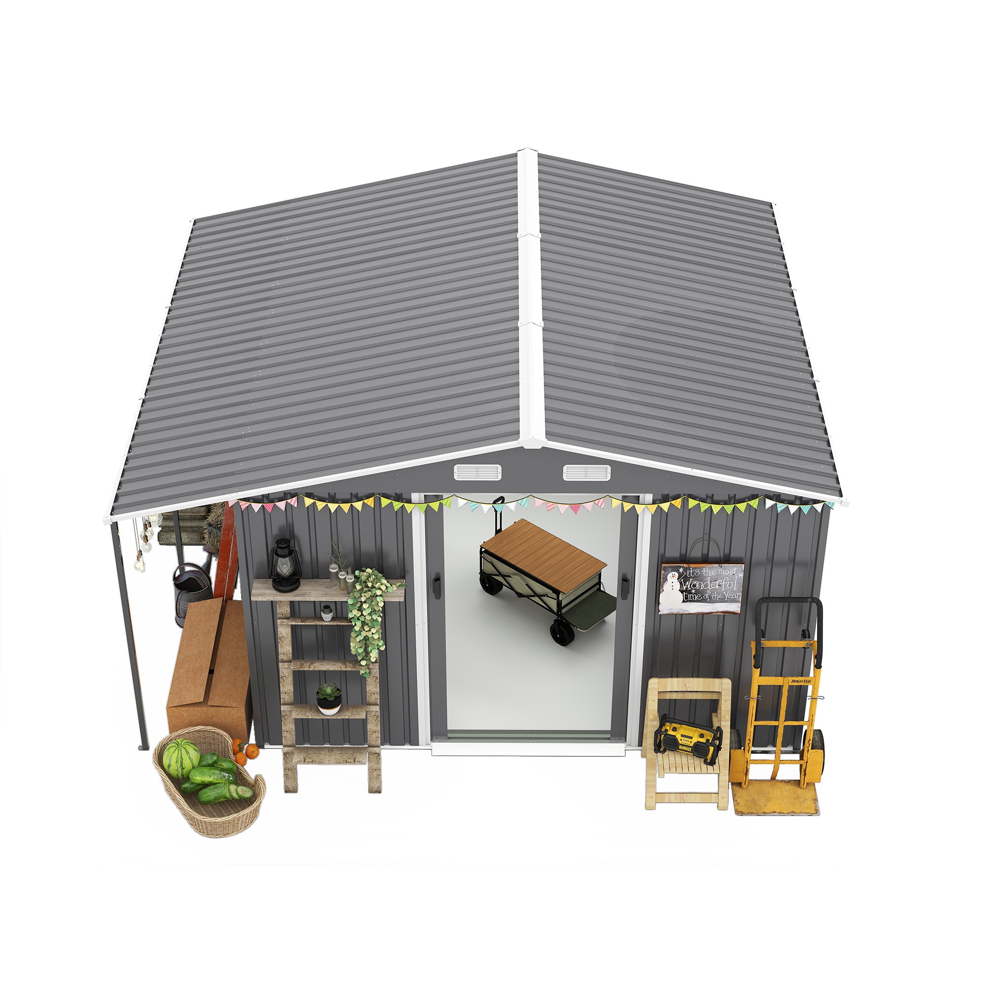 Flynama G-1598S00034 Metal-Storage-Buildings-Sheds - View #9