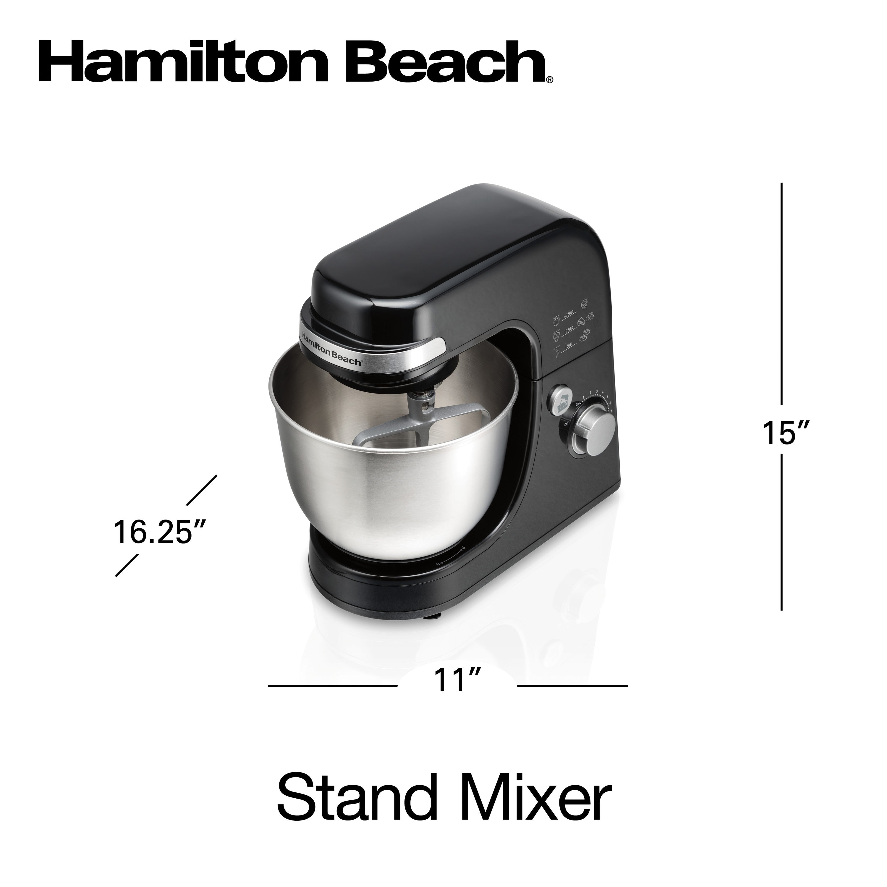 Hamilton Beach Stand Mixer, Black