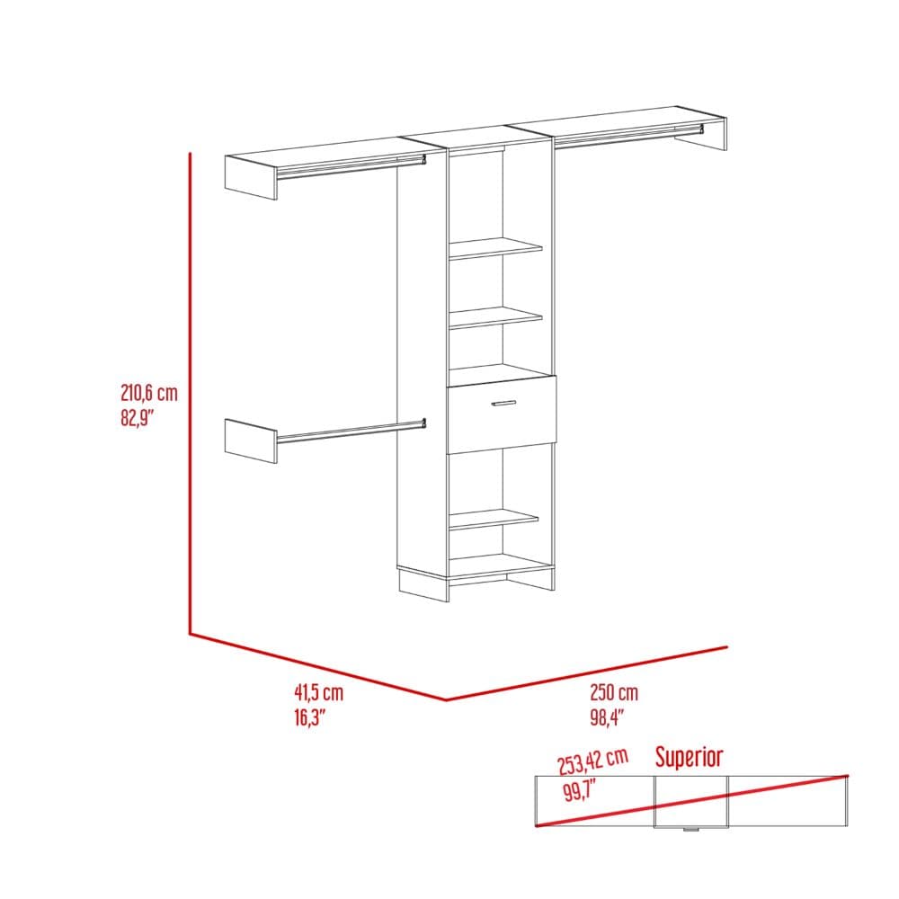 Wooakway FXLS0609-606A785 Wood-Closet-Kits - View #3
