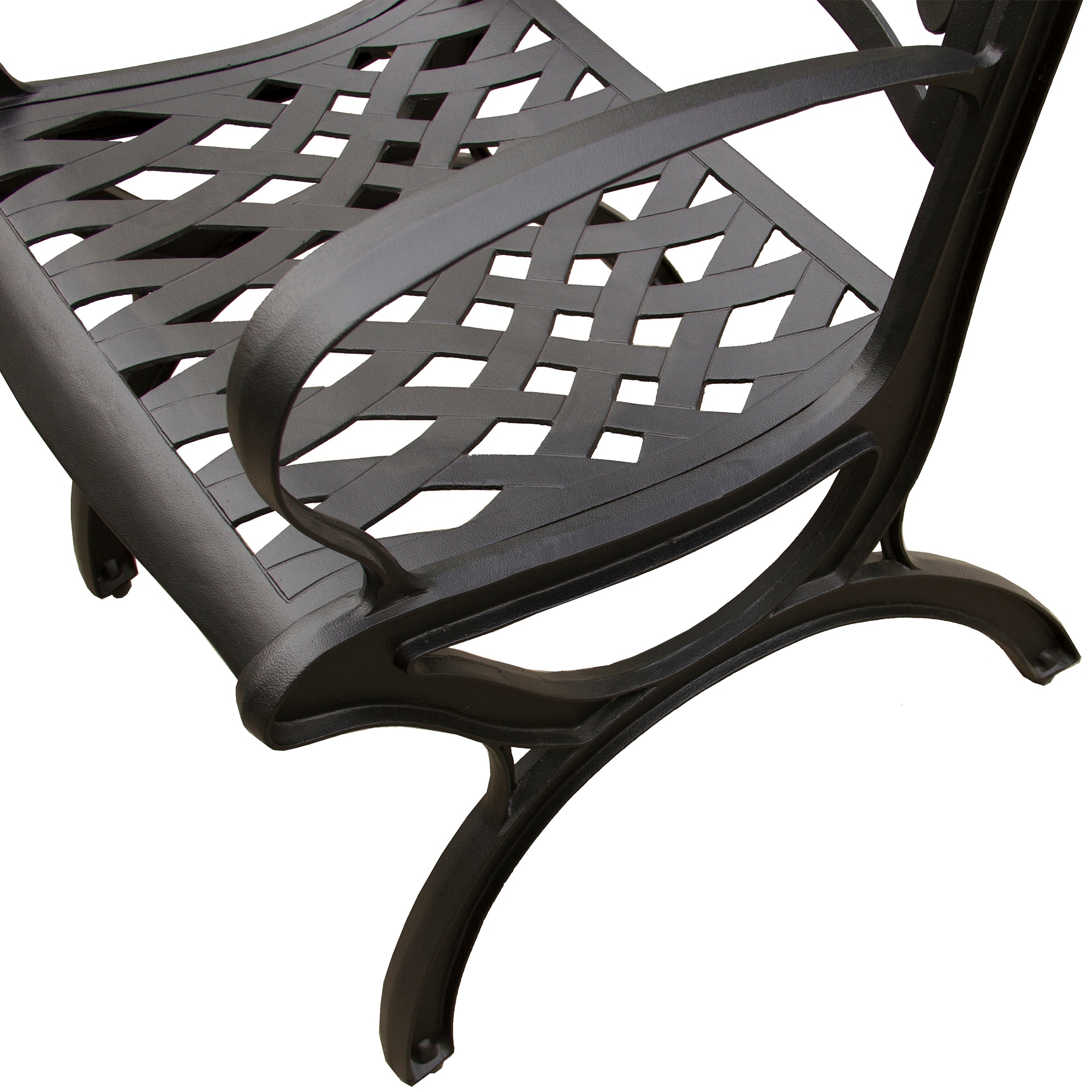 Oakland Living 1051-MESH-CHAIR-LBK Patio-Chairs - View #3