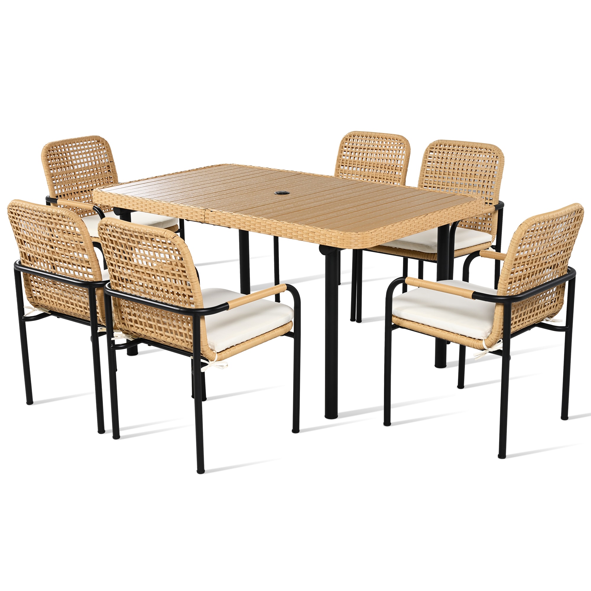 ModernLuxe L-N704G201248A Patio-Dining-Sets - View #6
