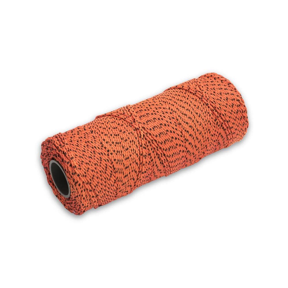 Marshalltown 500-ft Bonded and Braided Orange and Black Nylon Mason Line  String in the String & Twine department at