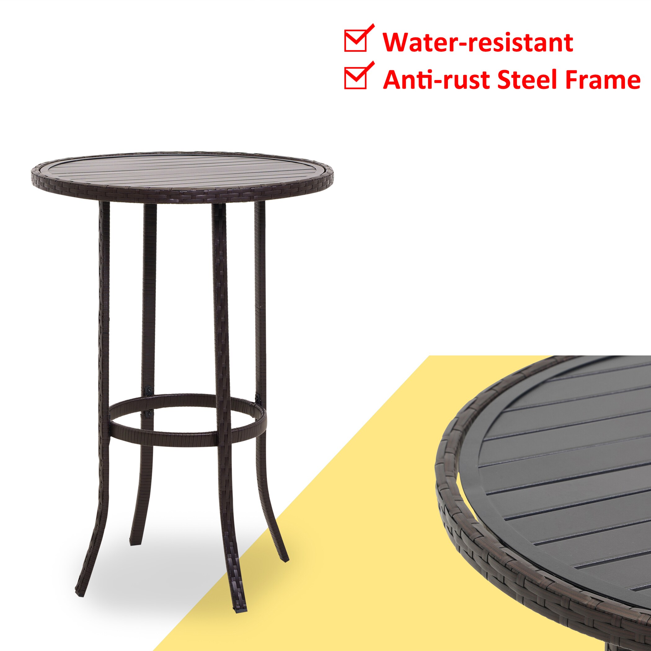 Unity FT-OS003BEIGE Patio-Dining-Sets - View #3