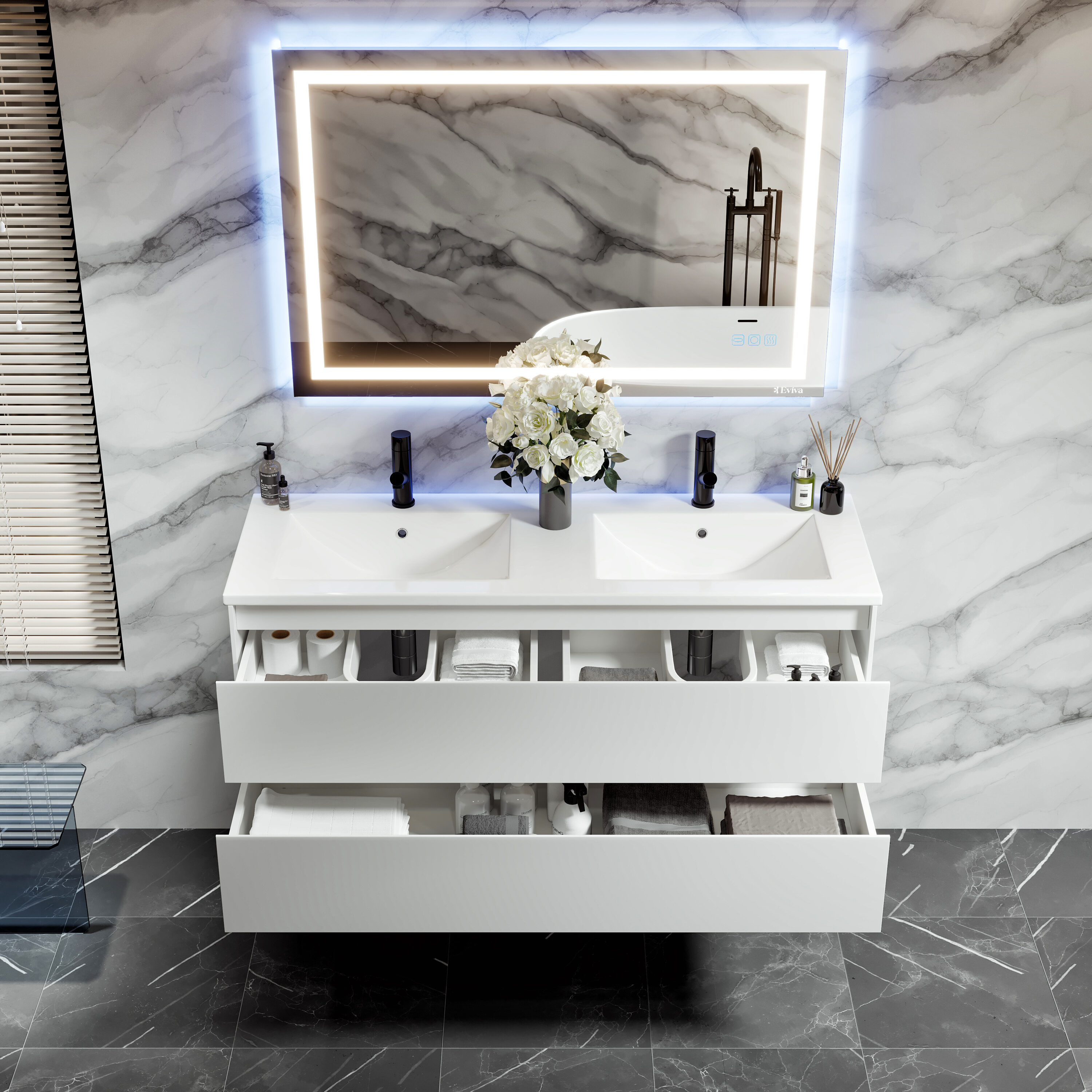 Eviva EVVN547-48MWH Bath-Vanity-Combo - View #3