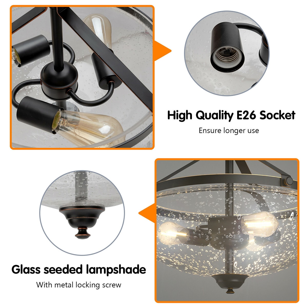 WELLFOR DZJ24795US flushmounts - View #2