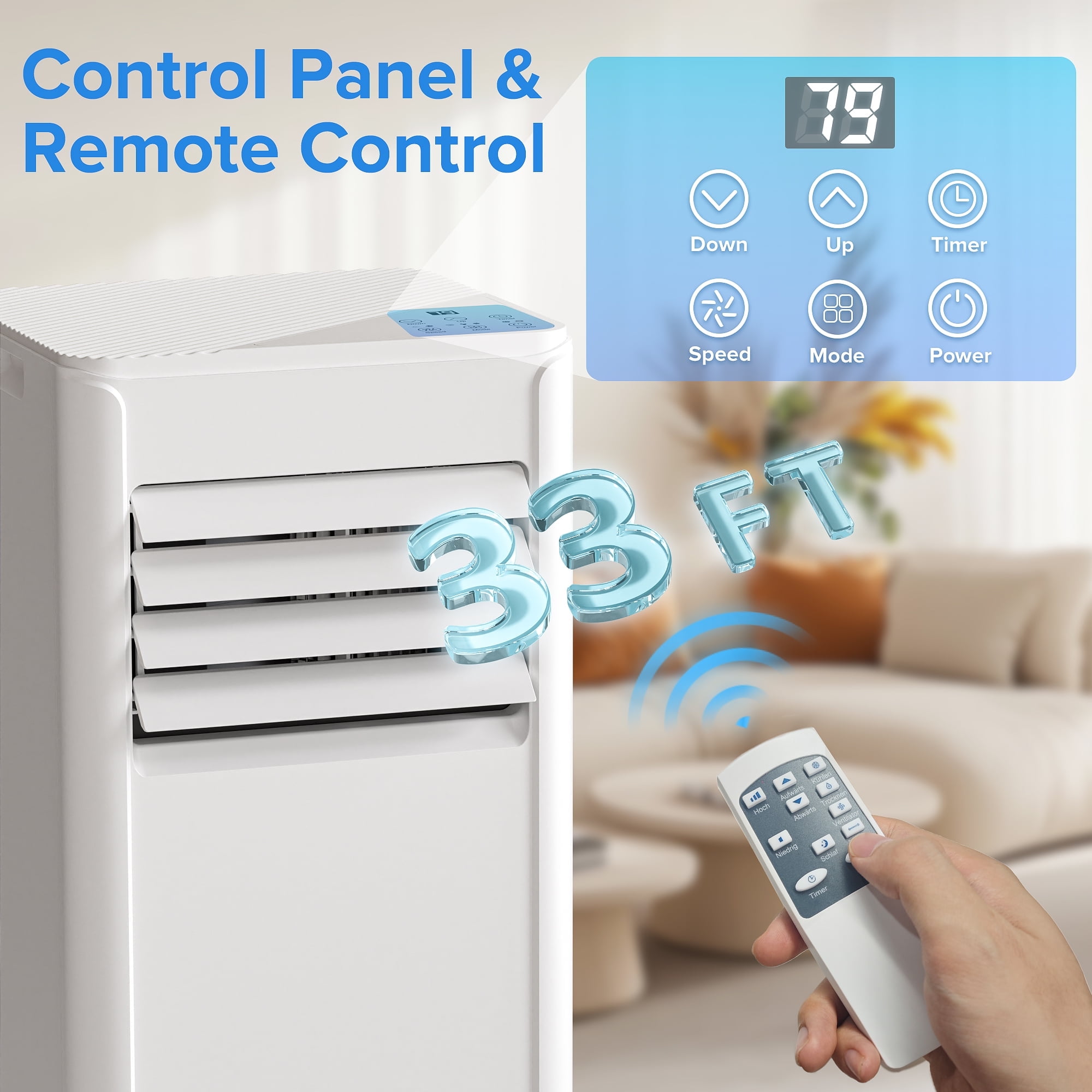 COWSAR LSA5406AC8K Portable-Air-Conditioners - View #4
