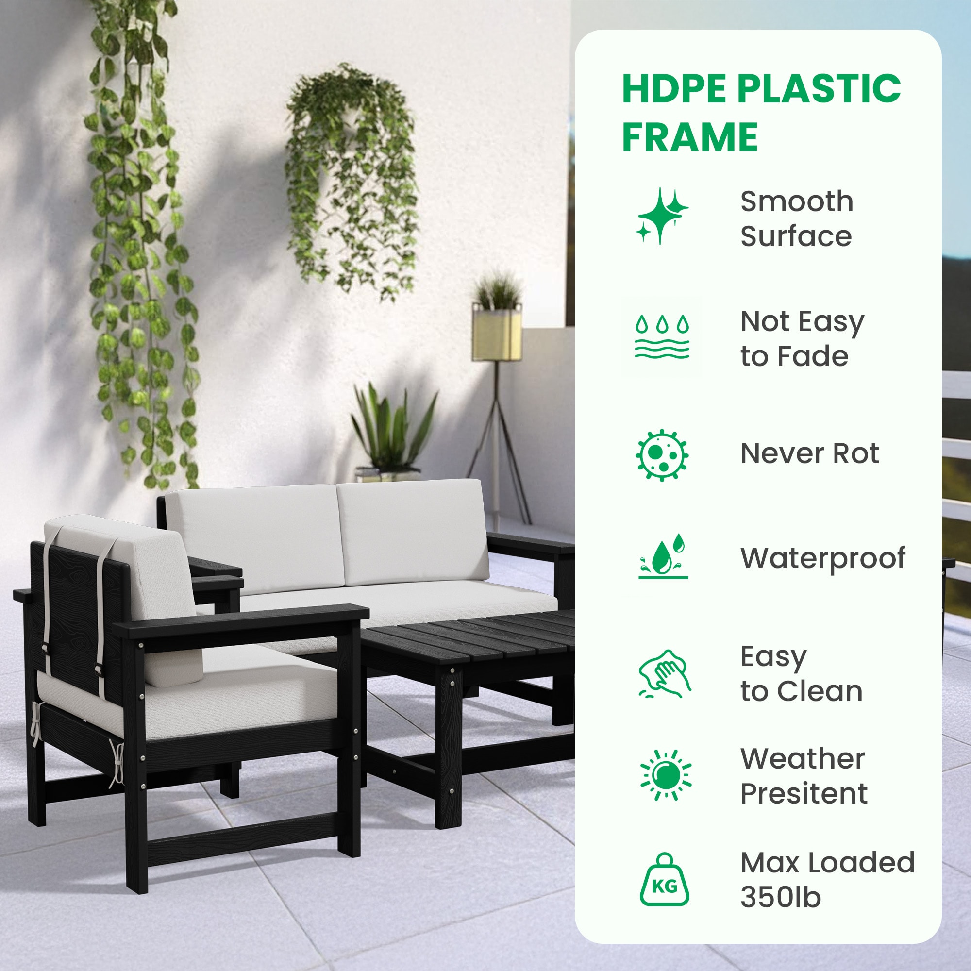 VOUA JJSF04-BK Patio-Conversation-Sets - View #6