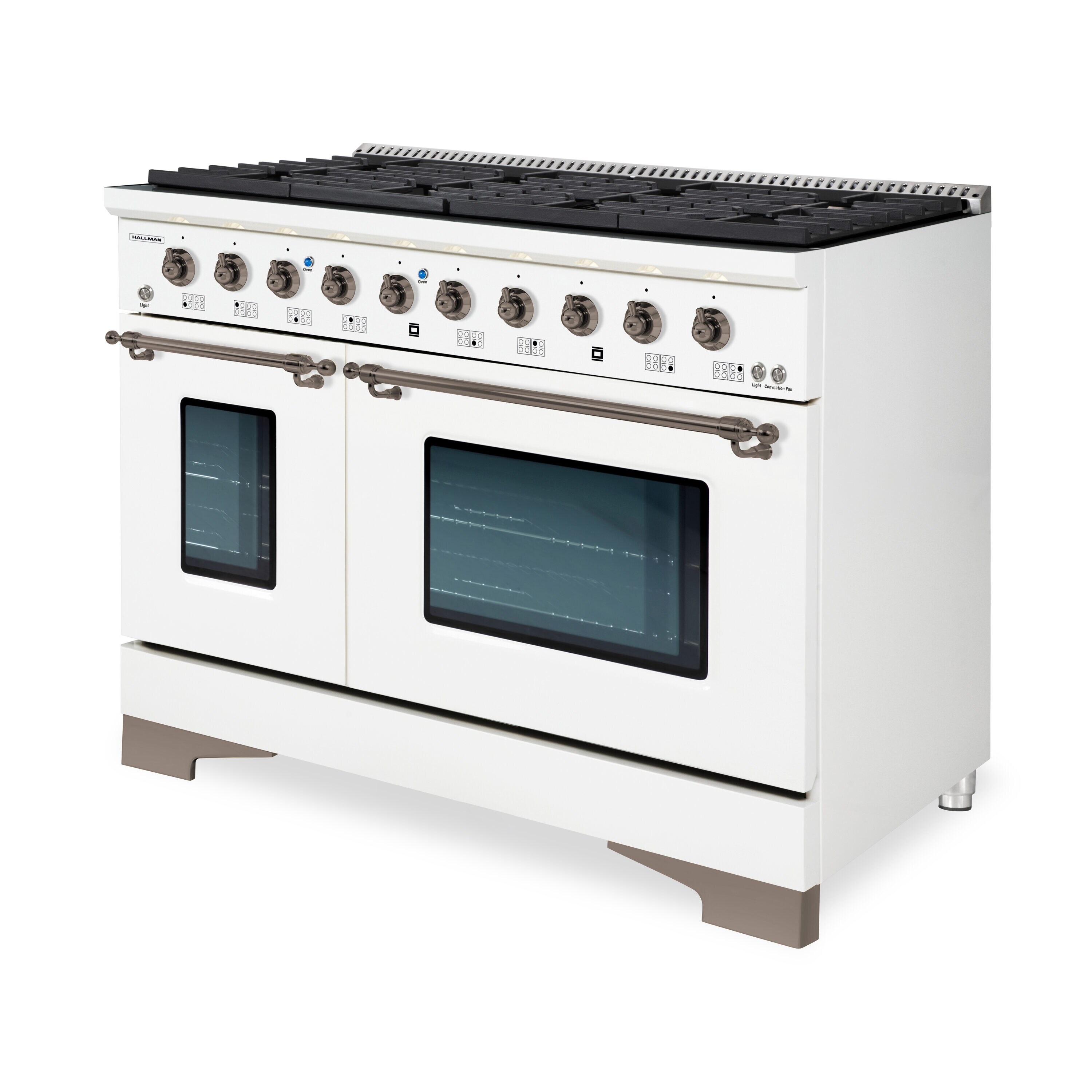 Hallman HCLRG48BZWT Double-Oven-Gas-Ranges - View #2