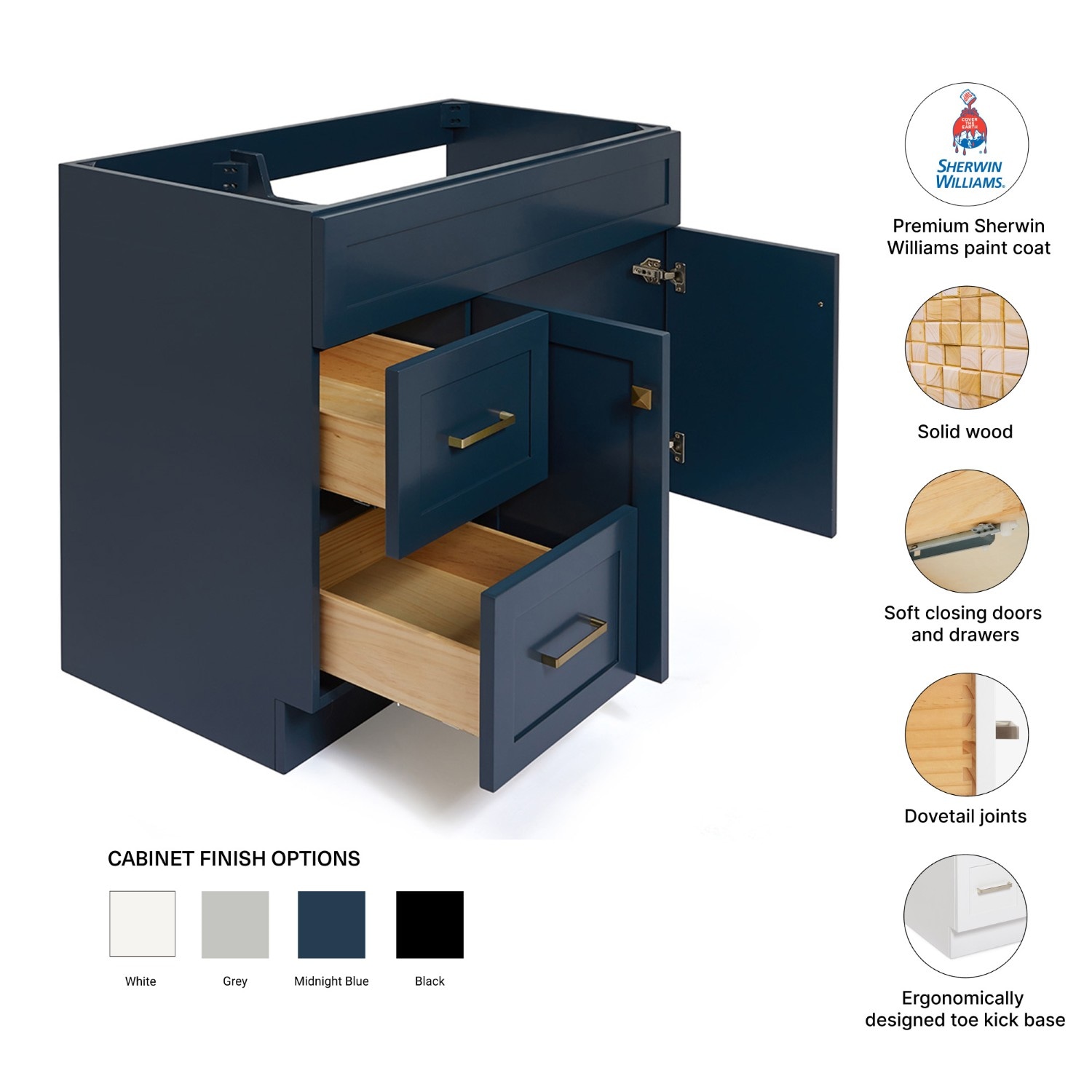 ARIEL F042S-R-BC-MNB vanities - View #5