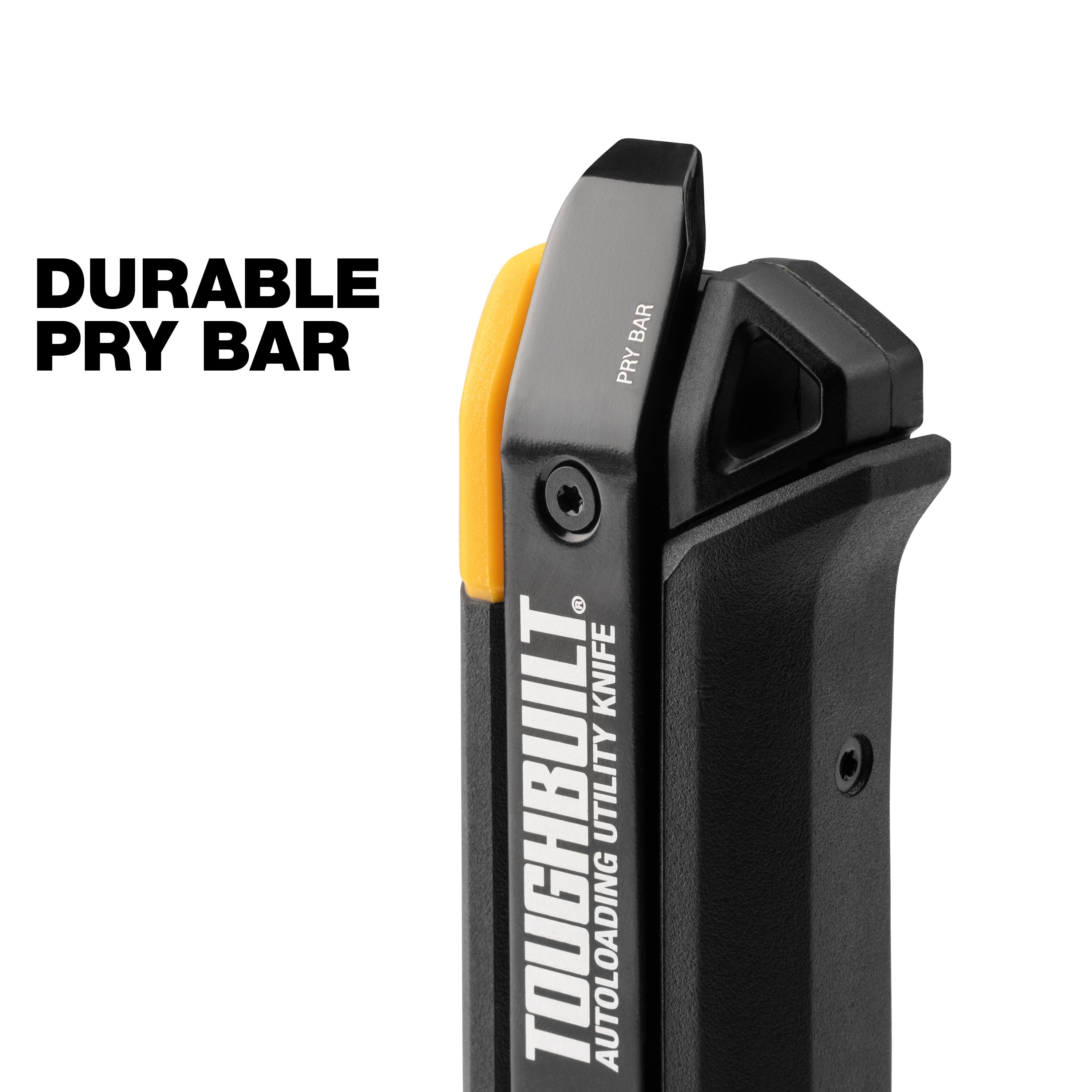 Toughbuilt 3/4-in 5-Blade Retractable Utility Knife with on Tool Blade Storage | TB-H4-10-A