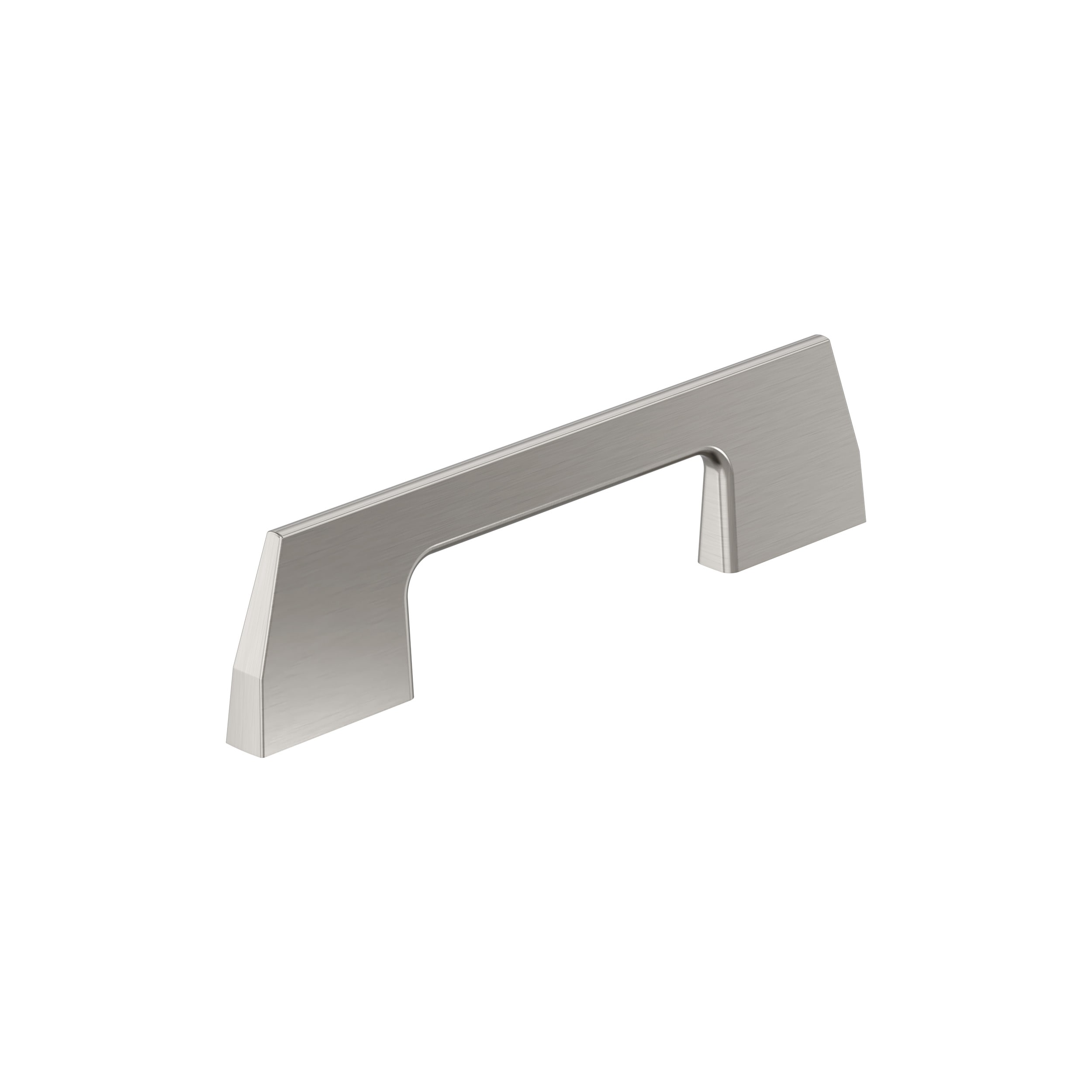 Amerock 10VMP37299G10 Angle 3-in , 76mm Center to Center Satin Nickel Arch Handle 10 -Pack