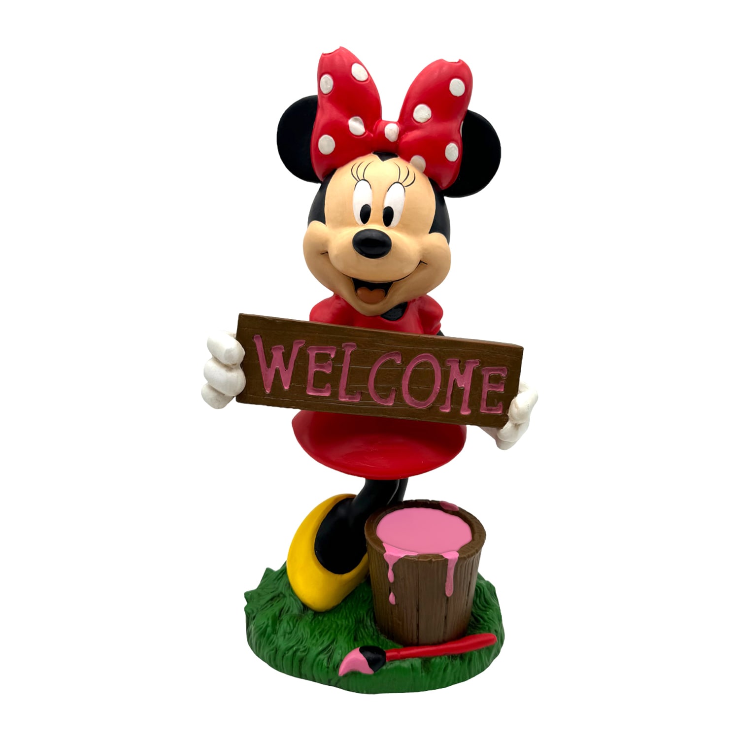 Disney 06-1282-32-02 14-in H x 7.875-in W Multiple colors/finishes Minnie Garden Statue