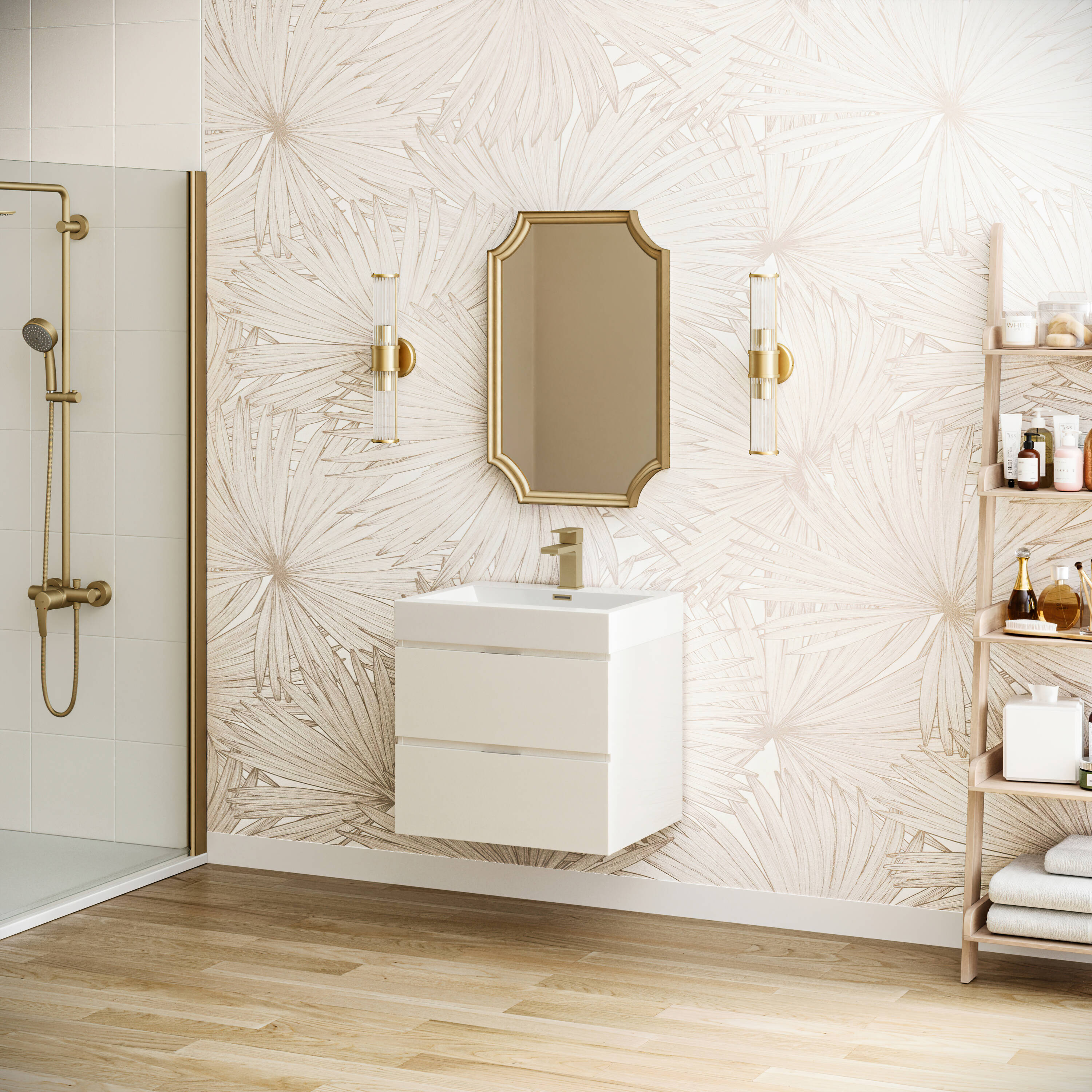 Fresca FCB8324WH-I Bath-Vanity-Combo - View #5