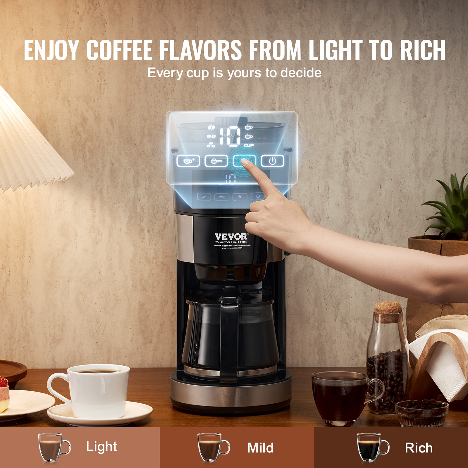 VEVOR ZCKYMCZKFJ10OPLE6V1 Coffee-Makers - View #5