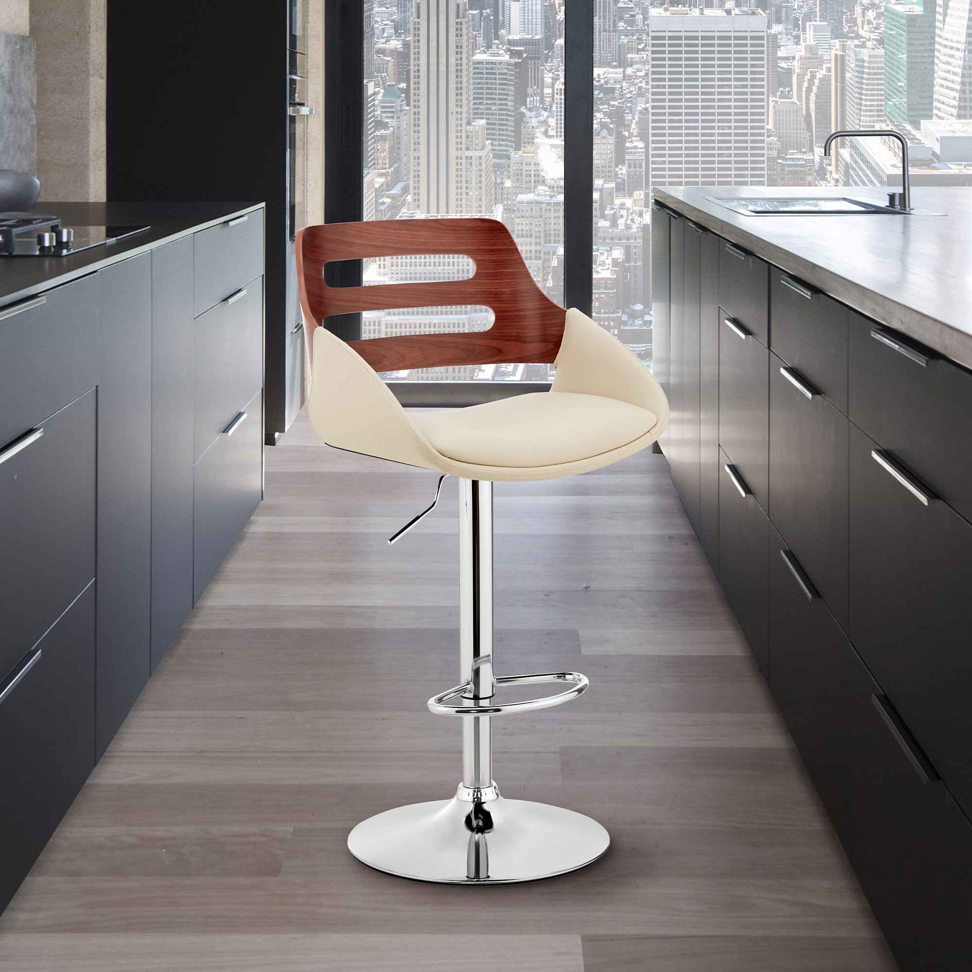 Armen Living LCKTBAWACR stools - View #10