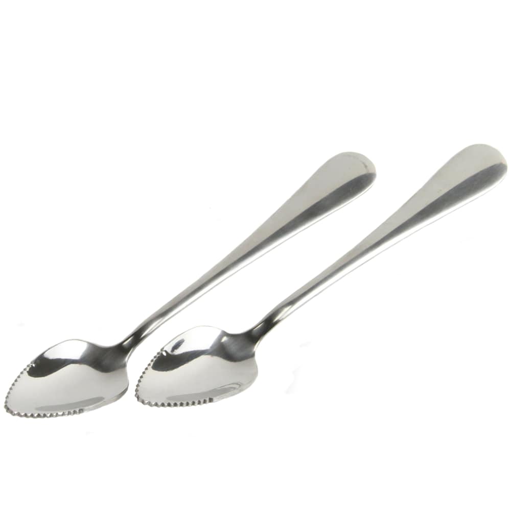 Chef Craft  Silver Stainless Steel Grapefruit Spoon Set 6 pc