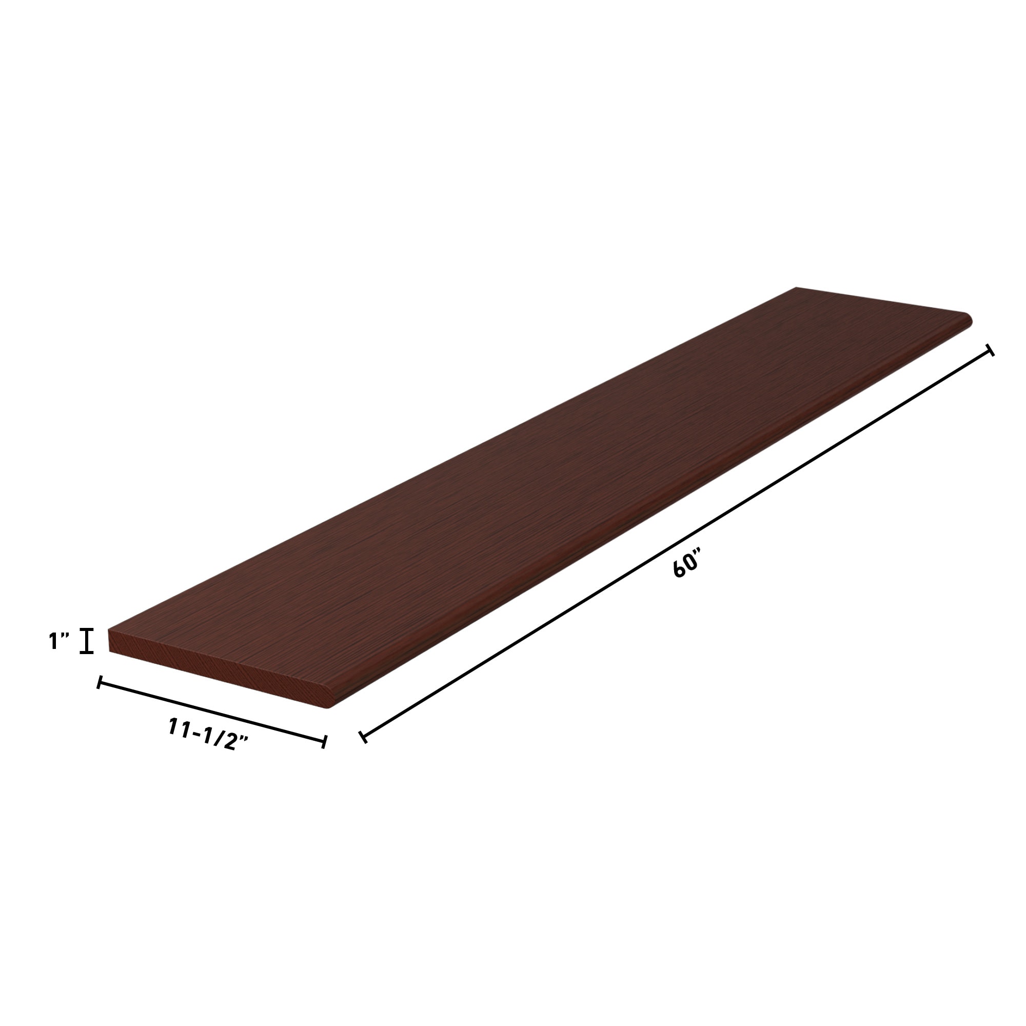 L.J. Smith Stair Systems 807011X60-MH Stair-Treads - View #2