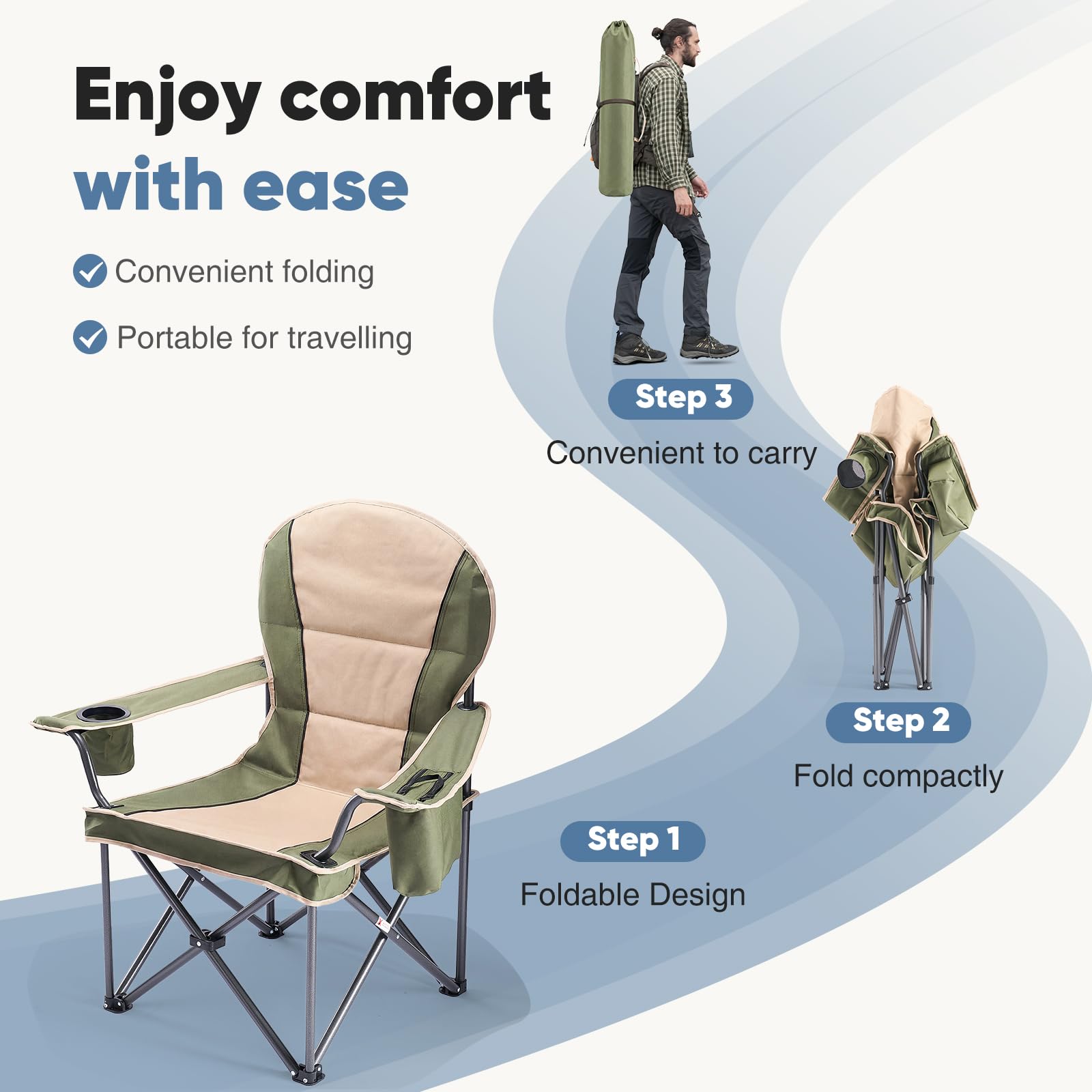 Haysky LSRY-01-V2GN Beach-Camping-Chairs - View #7