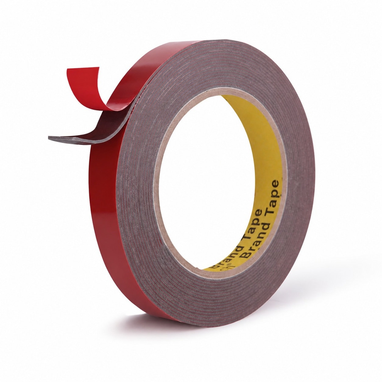 Ahfiwaso  Double Sided Heavy Duty Mounting Tape Half Inch x 18Ft Roll Strong Adhesive Waterproof Foam for Home Office Car Decorative Materials