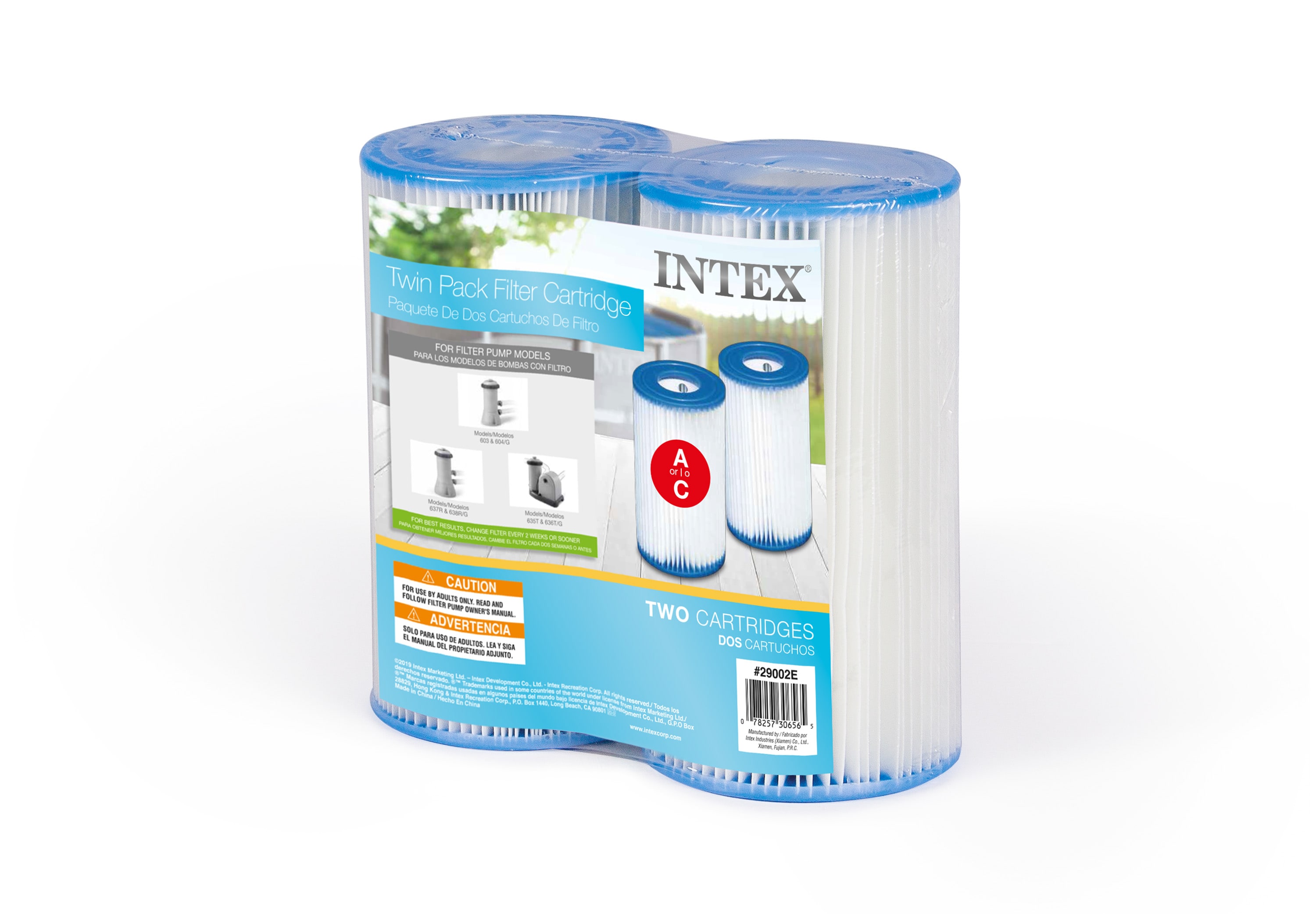 De layout Een effectief Betrokken Intex Filter Cartridge Type A Pump and Filter Union in the Pool Filter &  Skimmer System Parts department at Lowes.com