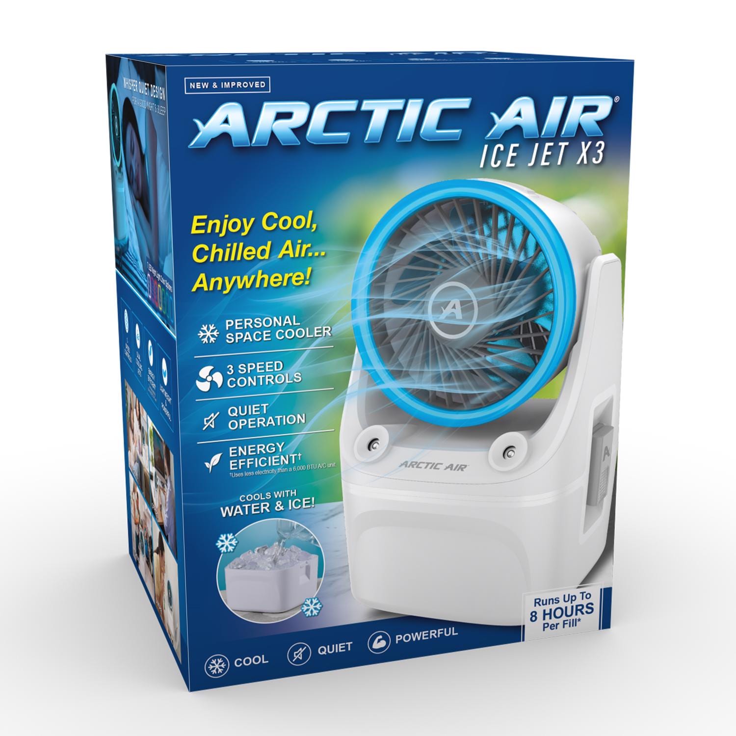 Arctic Air  Ice Jet X3 150 sq ft 3 speed Portable Air Conditioner and Cooler