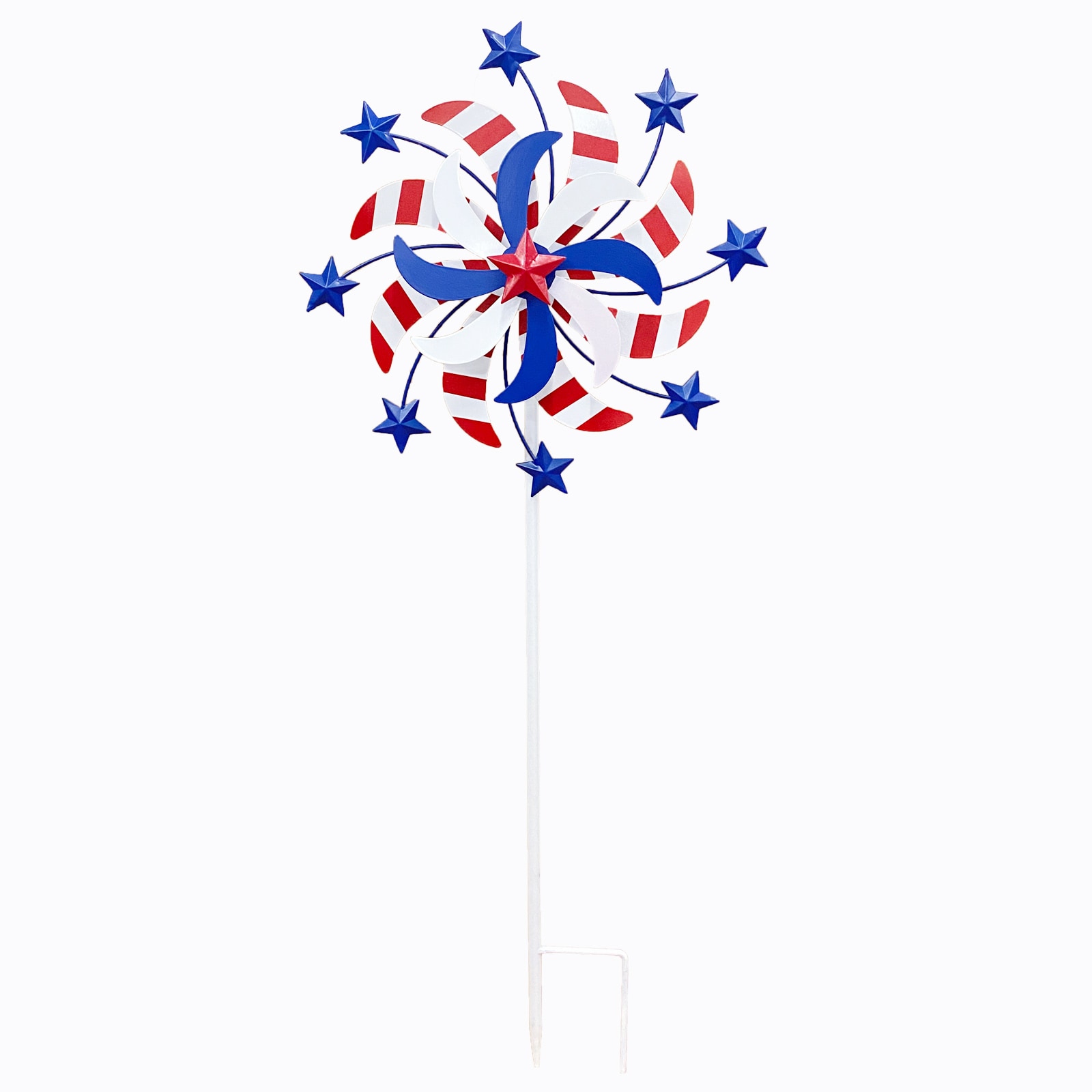 Holiday Living Metal Outdoor Pathway marker Patriotic 4th of July Decor #LW298-OXJE002