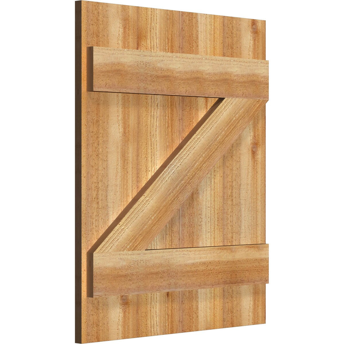 Ekena Millwork RBJ06Z21X026RWR Exterior-Shutters - View #2