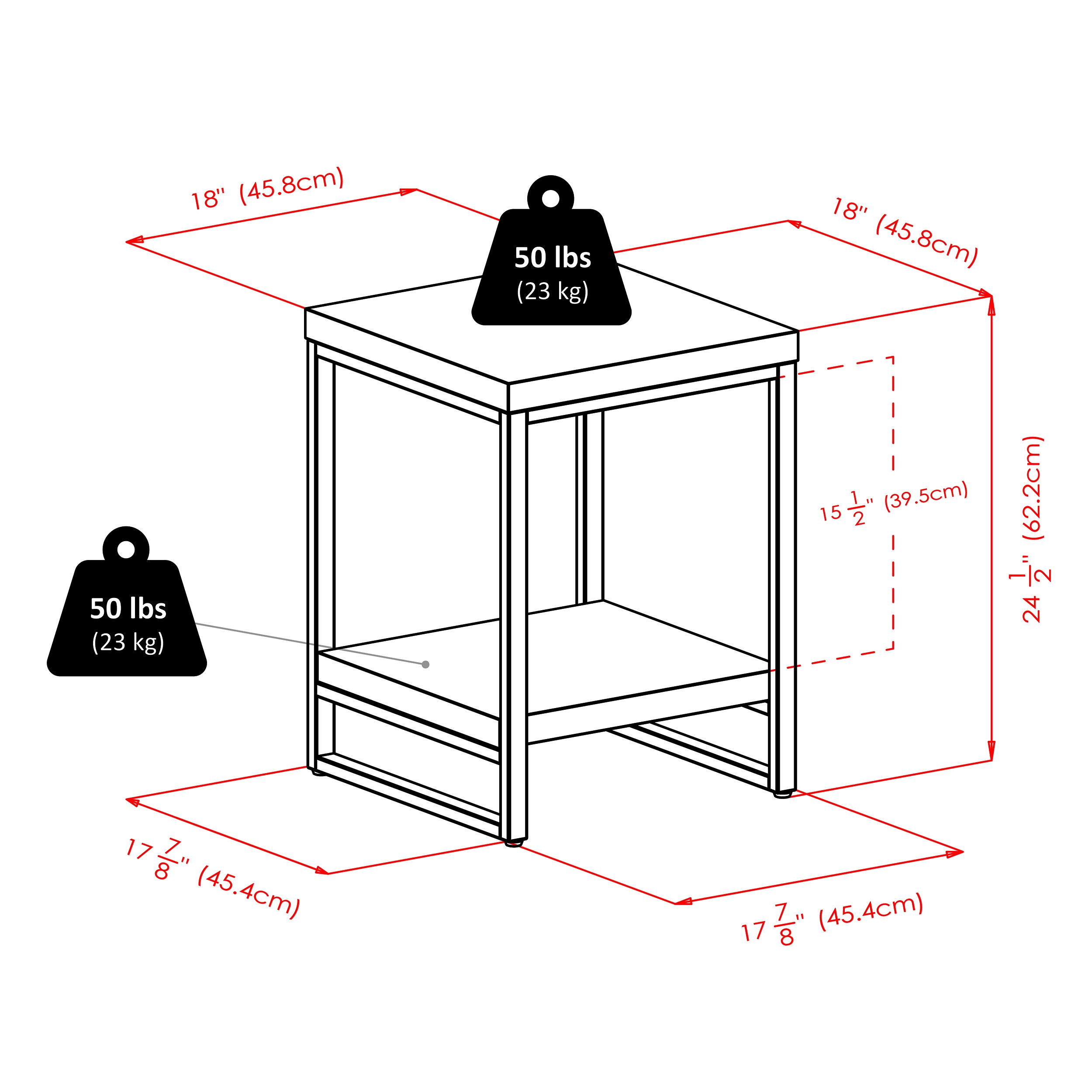 Winsome Wood 93418 End-Tables - View #5
