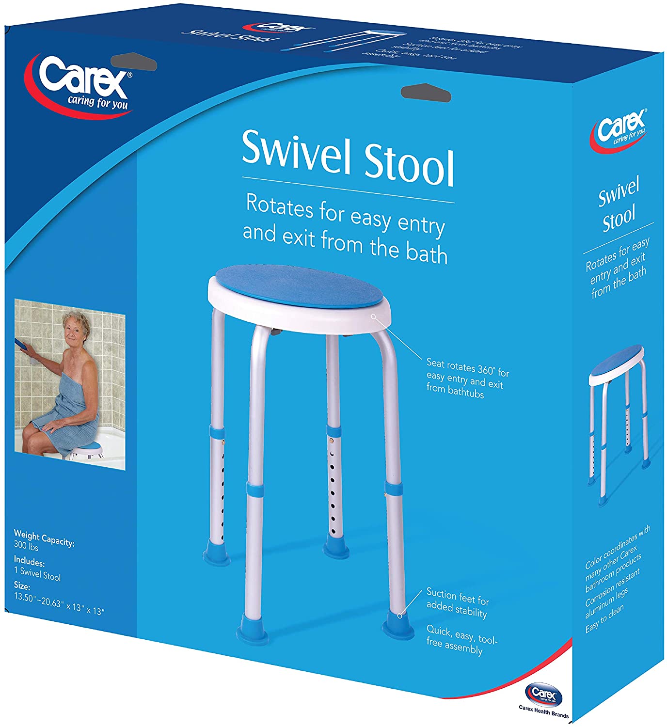 carex ez swivel stool