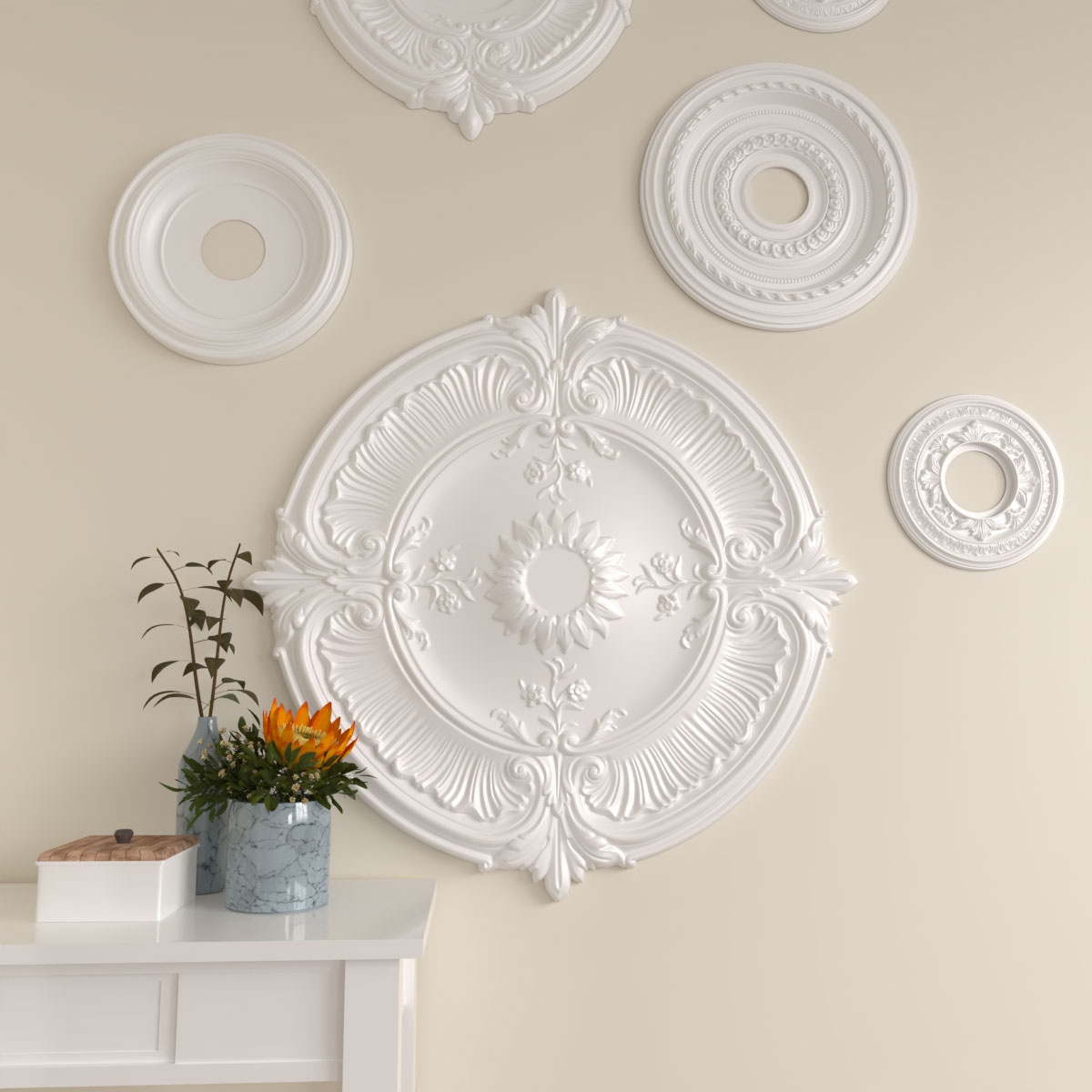 Ekena Millwork CM30AT Ceiling-Medallions - View #7