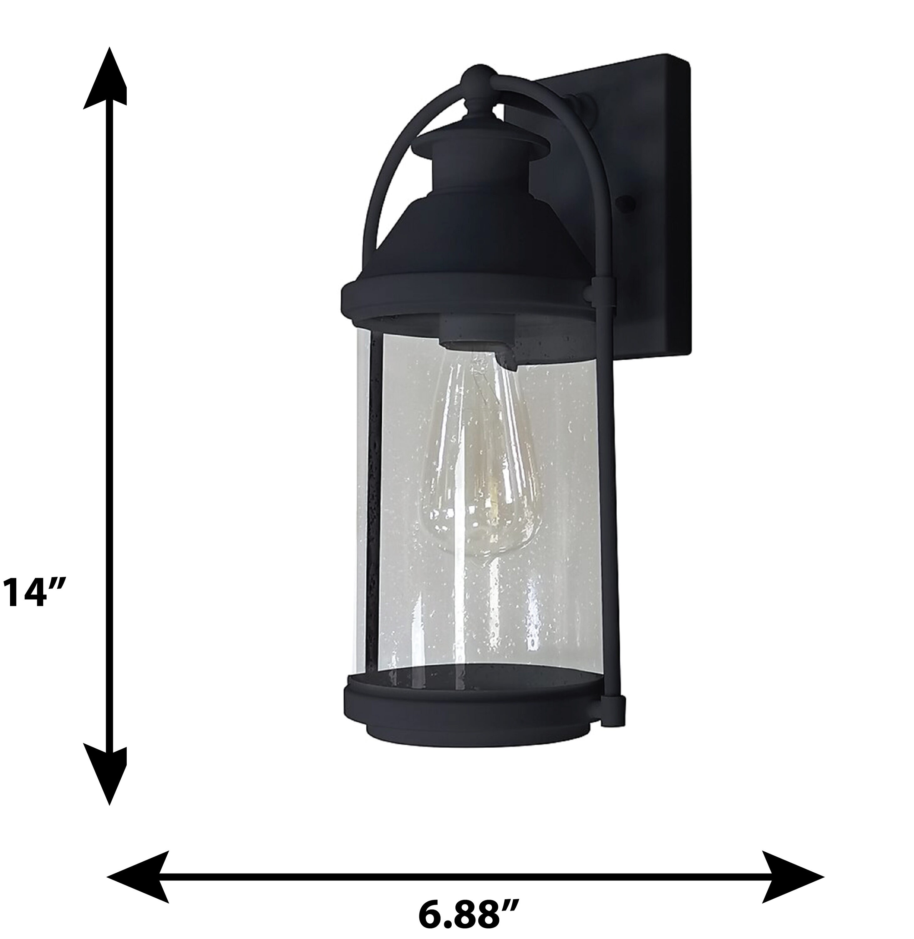 Harbor Breeze WL139MBK Outdoor-Wall-Lighting - View #5