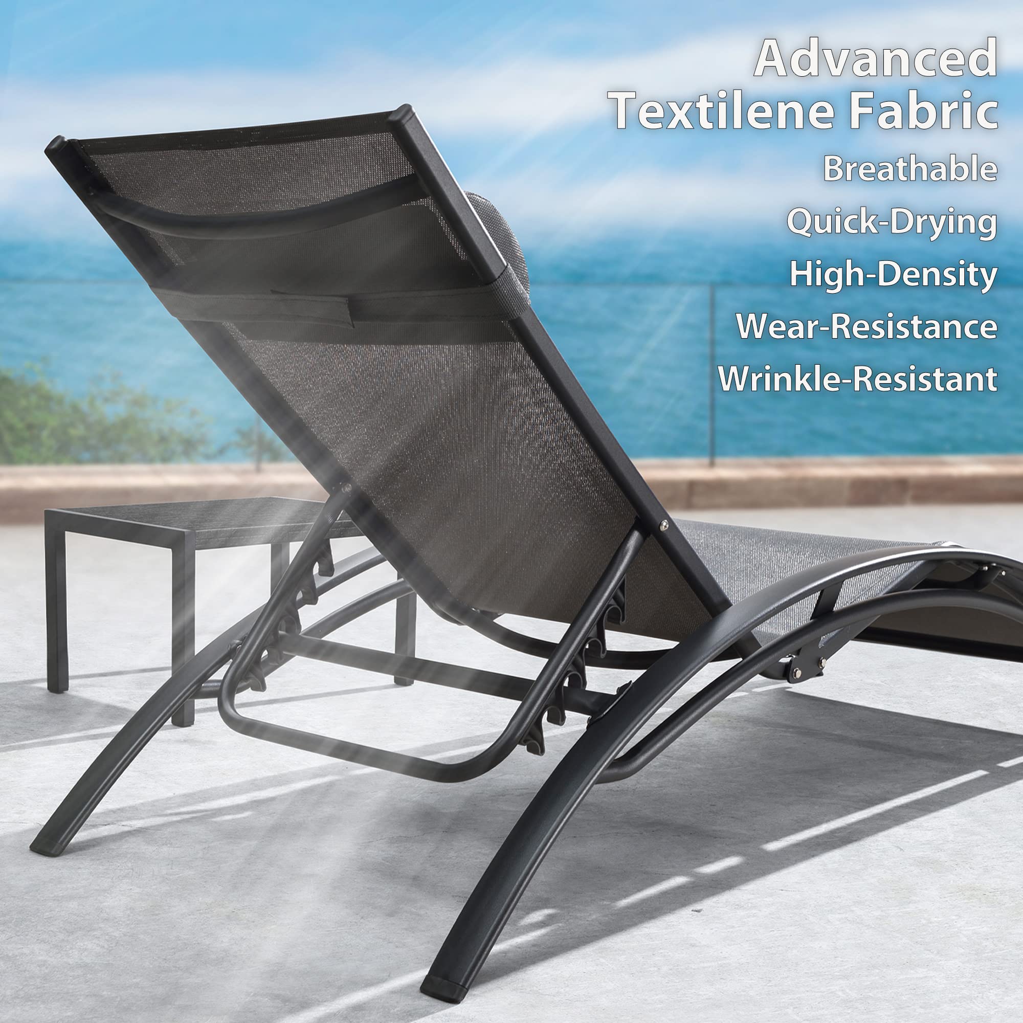 PURPLE LEAF LSMCLS01-XXL-GY-1 Patio-Chairs - View #5