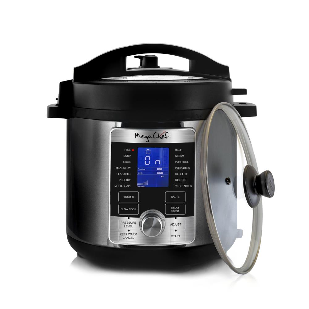 MegaChef 849111967M 6-Quarts Programmable Electric Pressure Cooker