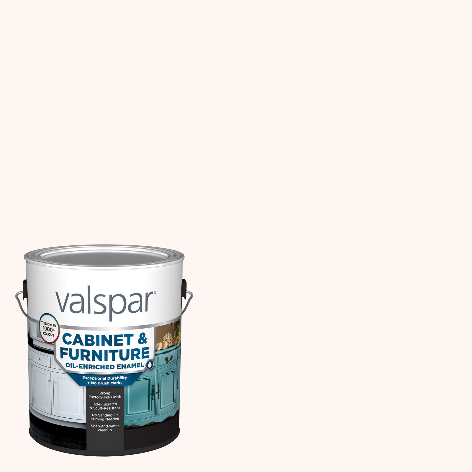 Valspar SW7100-740159 Cabinet and Furniture Semi-gloss Arcade White SW7100 Enamel ( 1-gallon )