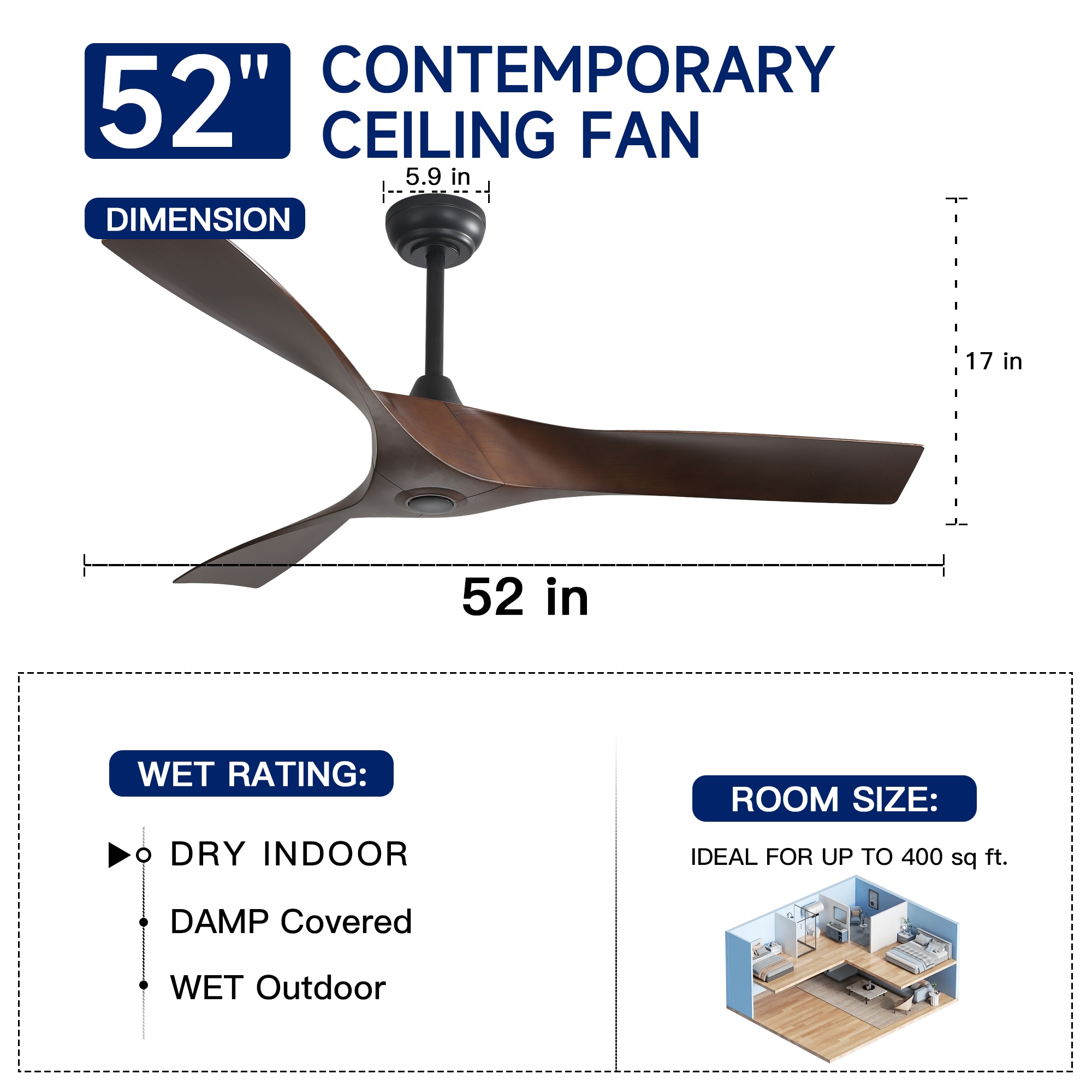  52LSP156667BK Ceiling-Fans - View #6