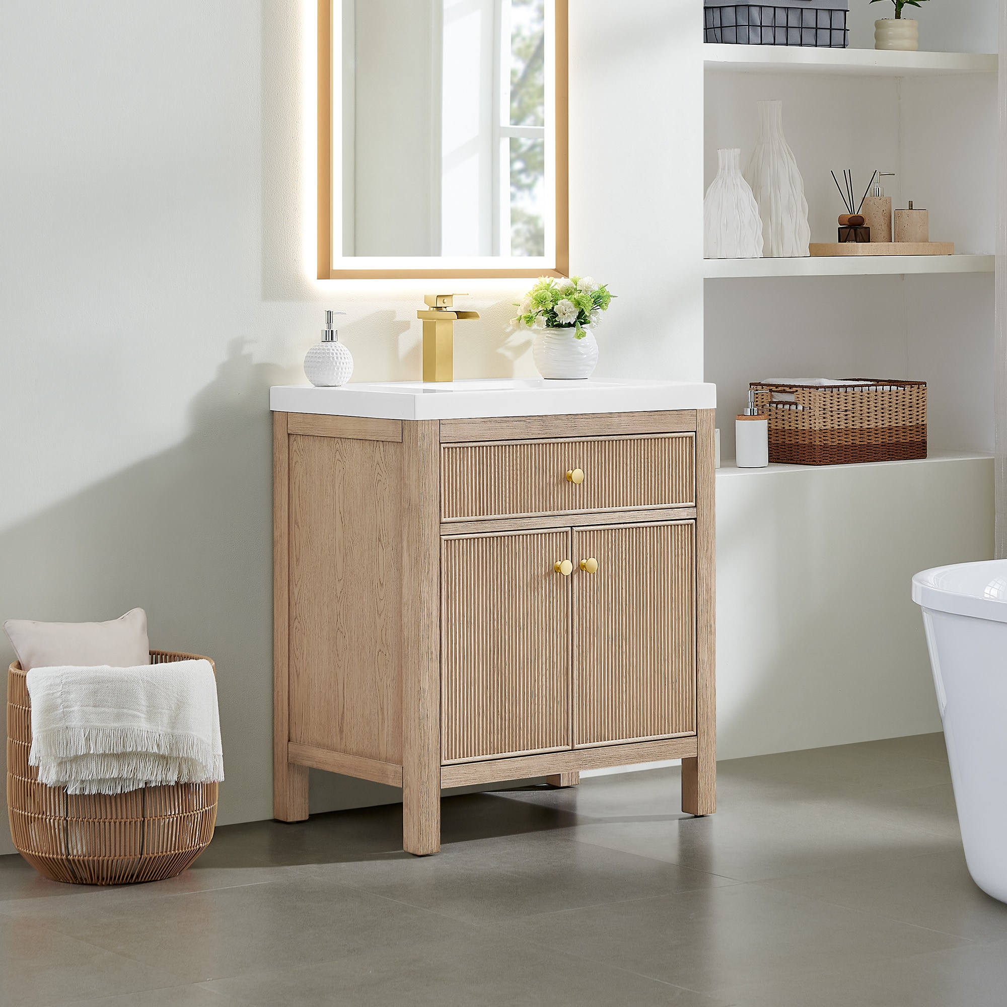 Altair 567030-NK-WH-NM Bath-Vanity-Combo - View #3