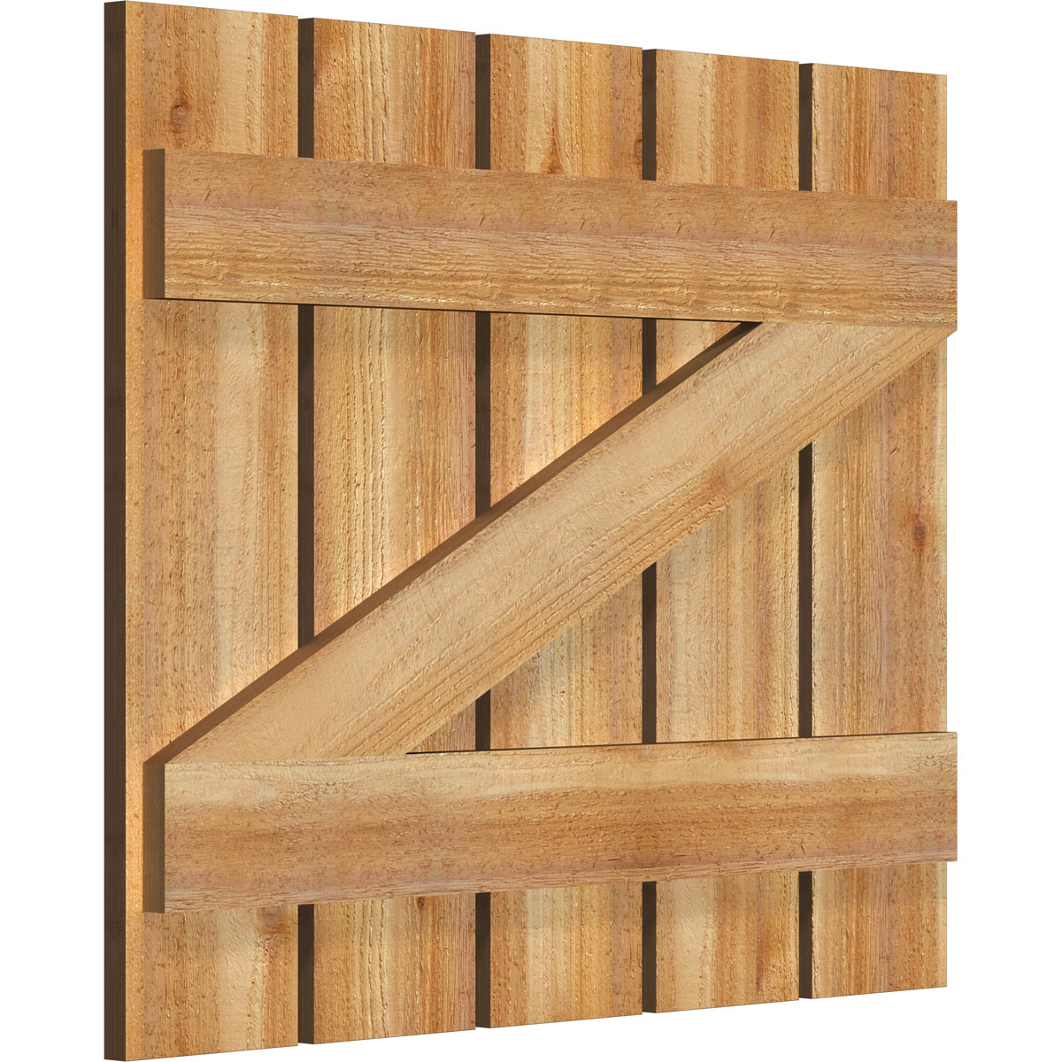 Ekena Millwork RBS06Z29X024RWR Exterior-Shutters - View #2