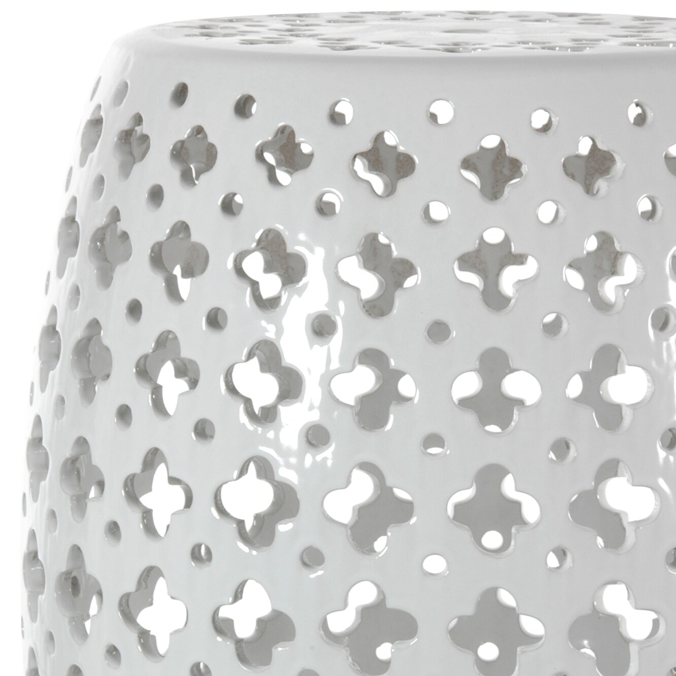 Red Lantern BW-CSTOOL-WHT Garden-Stools - View #2