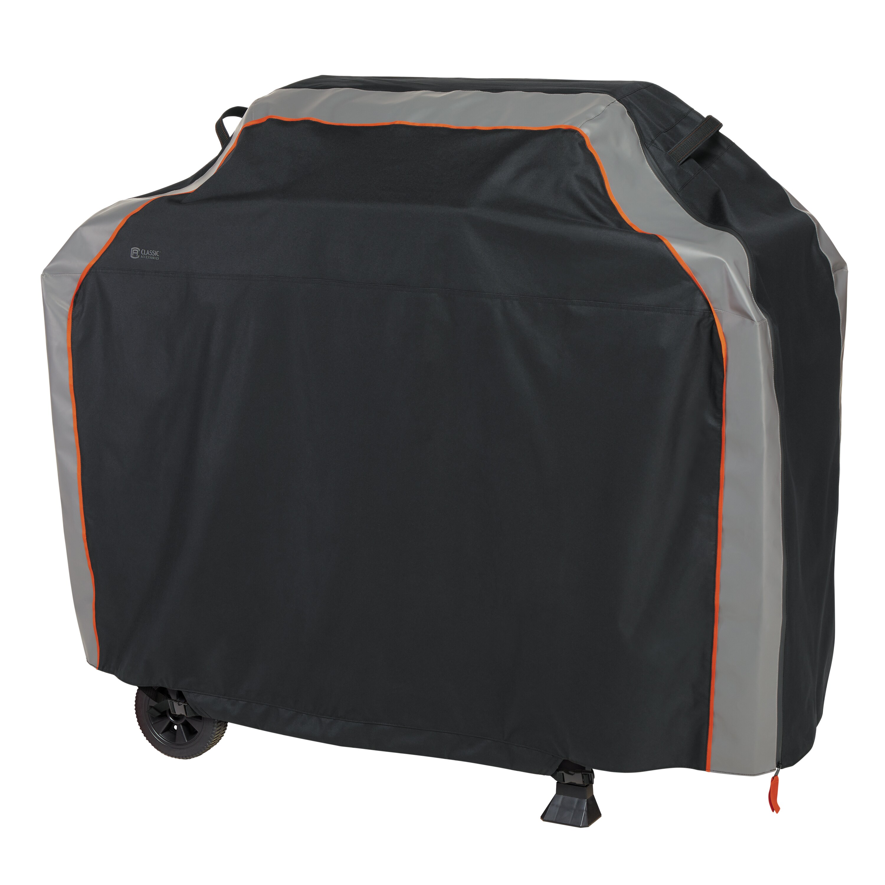 Classic Accessories 56-276-051001-EC SideSlider 70-Inches W x 48-Inches H Black/grey/flame Gas grill Cover