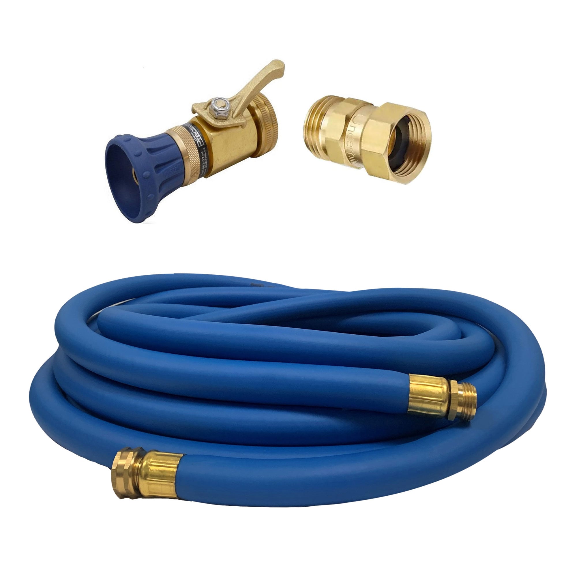 Underhill 310351 3/4-in x 50-ft Heavy -Duty Kink Free Rubber Blue Hose