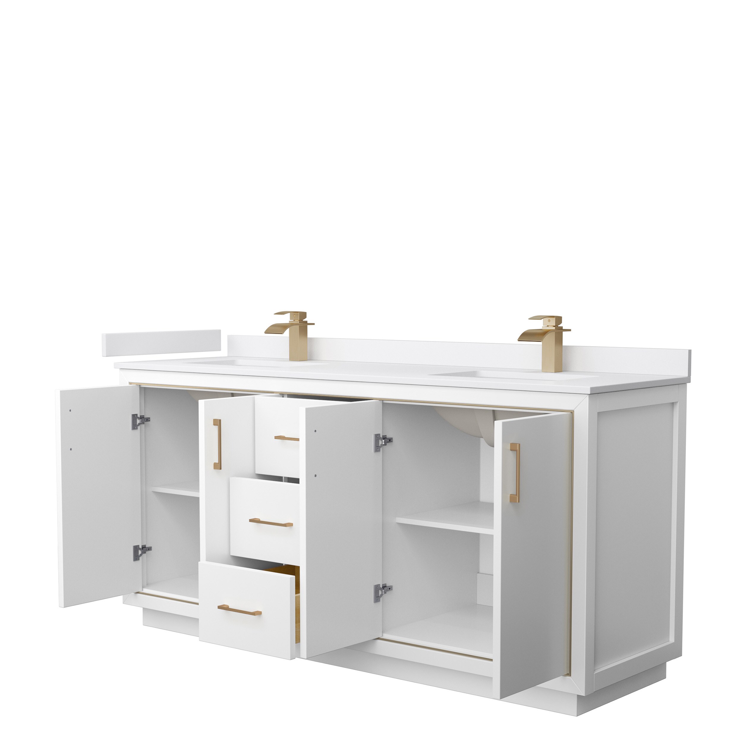 Wyndham Collection WCF111172DWZWCUNSMXX Bath-Vanity-Combo - View #2
