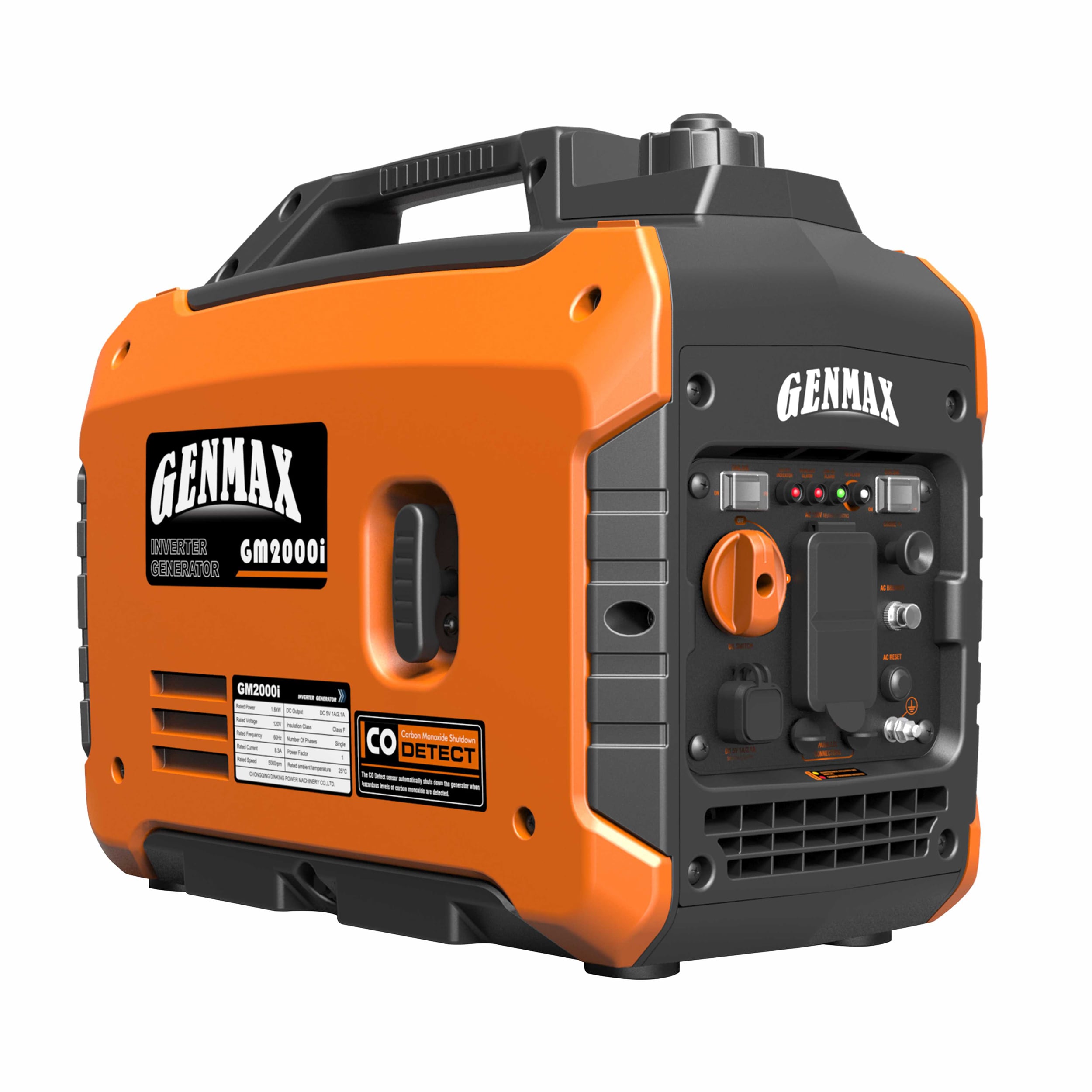 GENMAX GM2000I Genmax 2000 -Watt Single Fuel (Gasoline) Inverter Generator