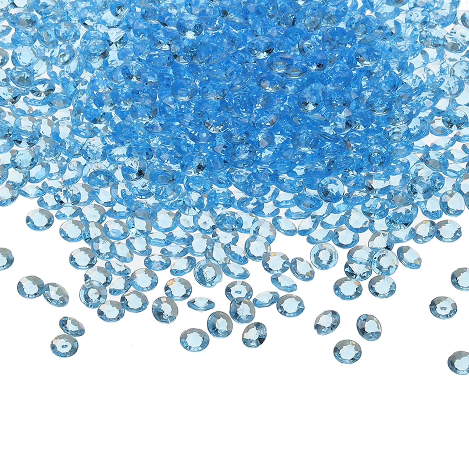 PATIKIL 4000pcs Wedding Table Scatter Confetti Crystals 6mm Acrylic Diamonds Vase Fillers Gems for Table Centerpiece Decorations Party Vase Beads Light Blue #S26011400UX6754
