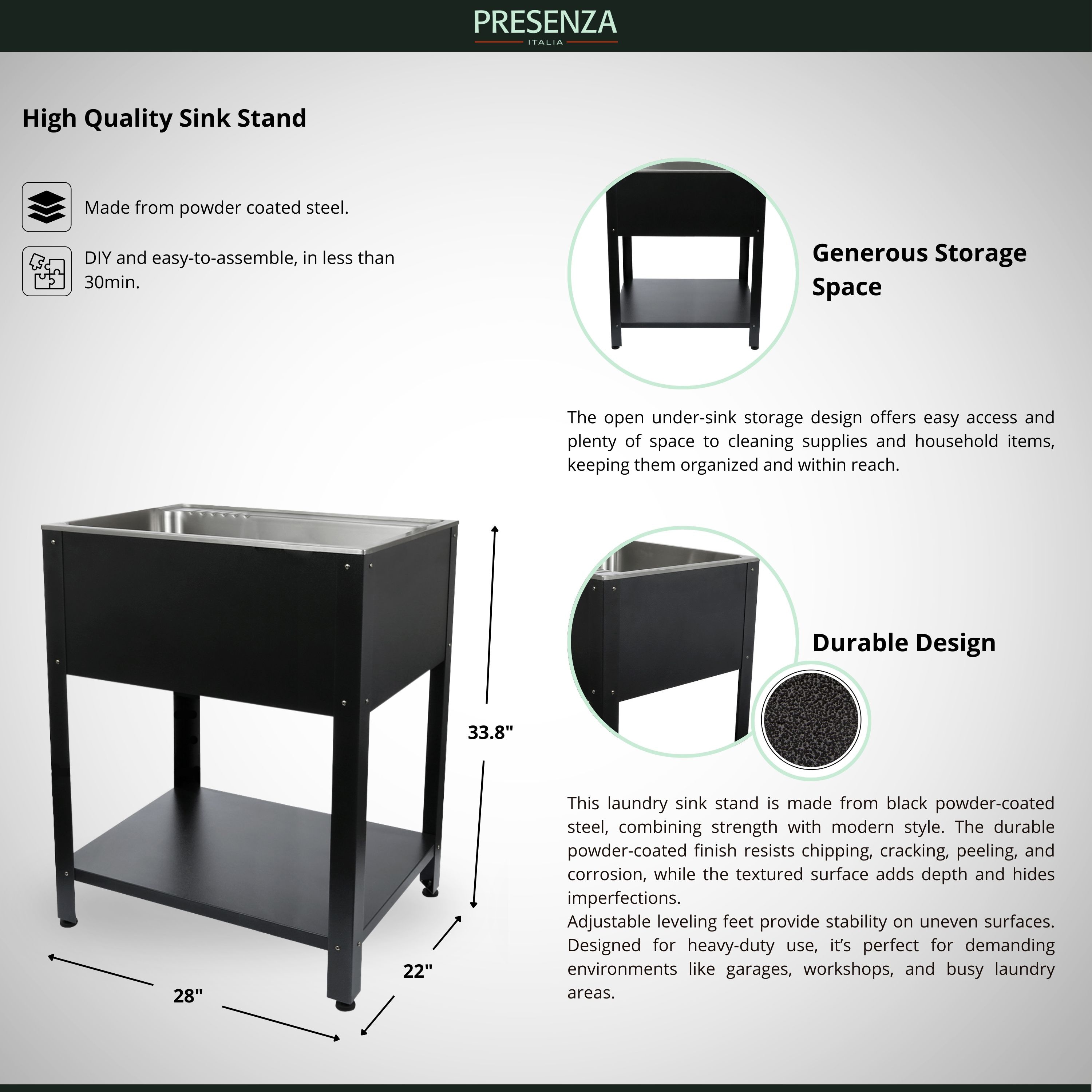 Presenza 78787 Laundry-Tubs-Utility-Sinks - View #11