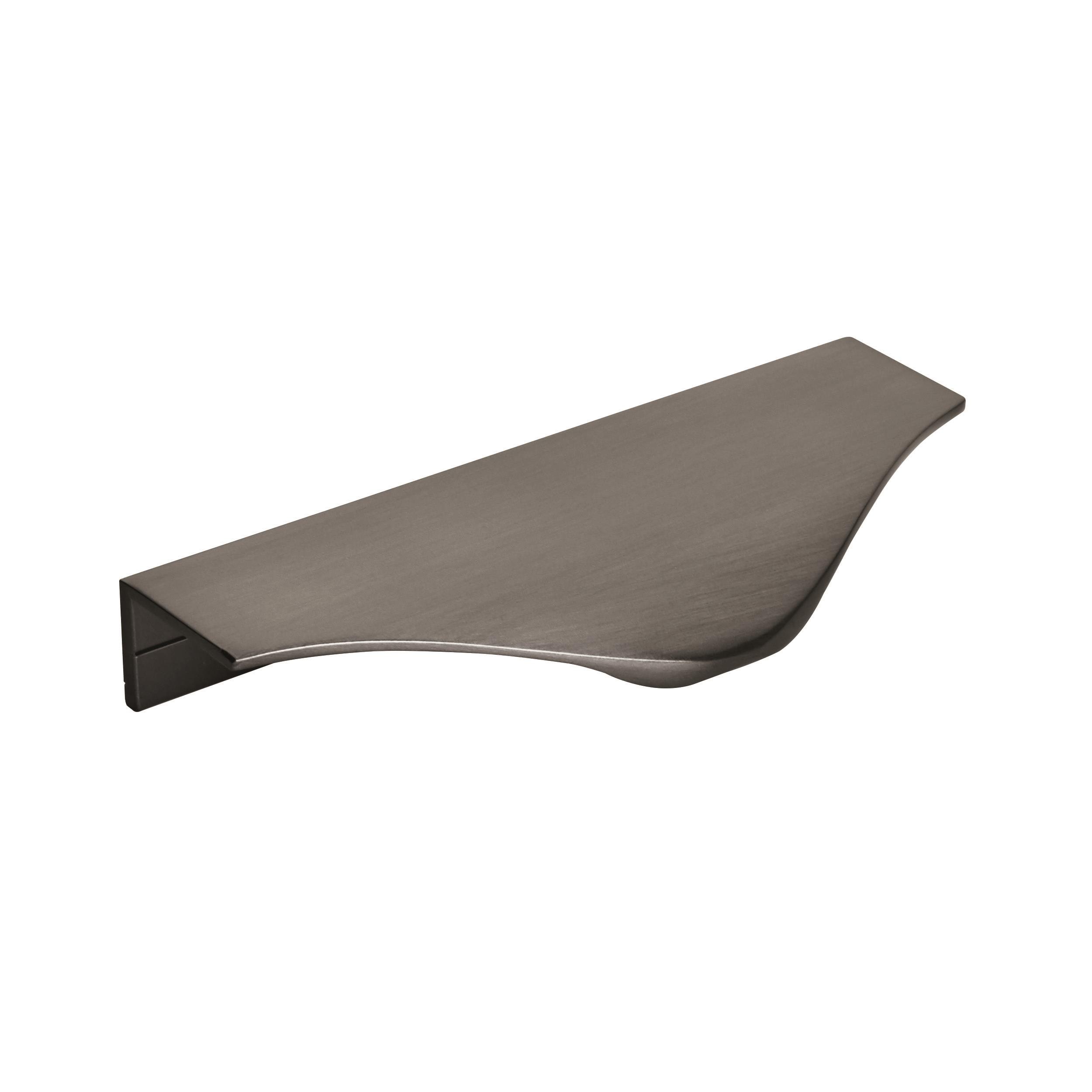 Amerock BP36743BCR Aloft 4-3/16-in , 106mm Center to Center Black Chrome Rectangular Edge