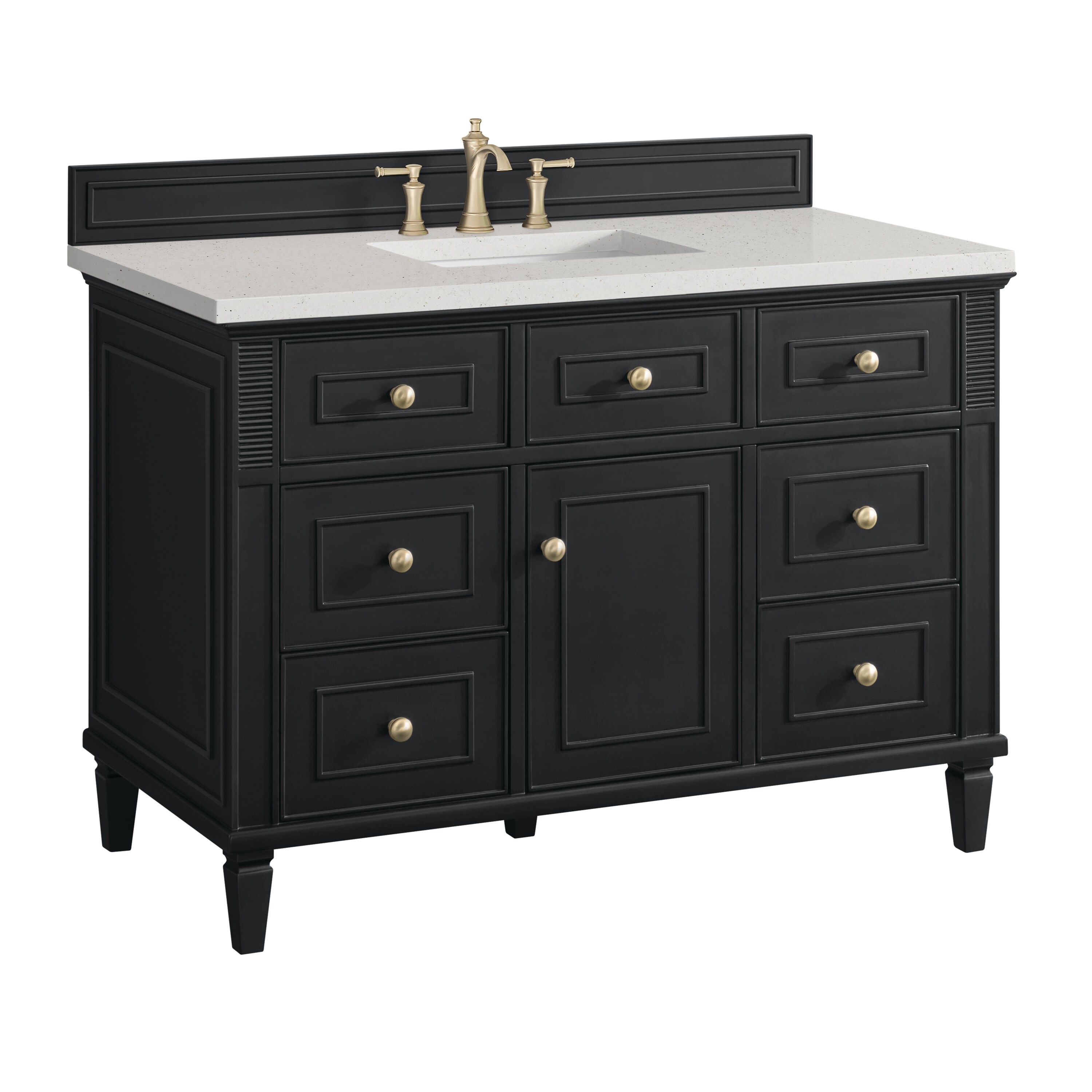 James Martin Vanities 424-V48-BKO-3LDL Bath-Vanity-Combo - View #6
