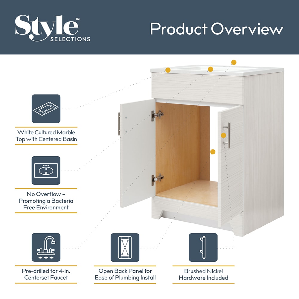 Style Selections C47N24-SS Bath-Vanity-Combo - View #7