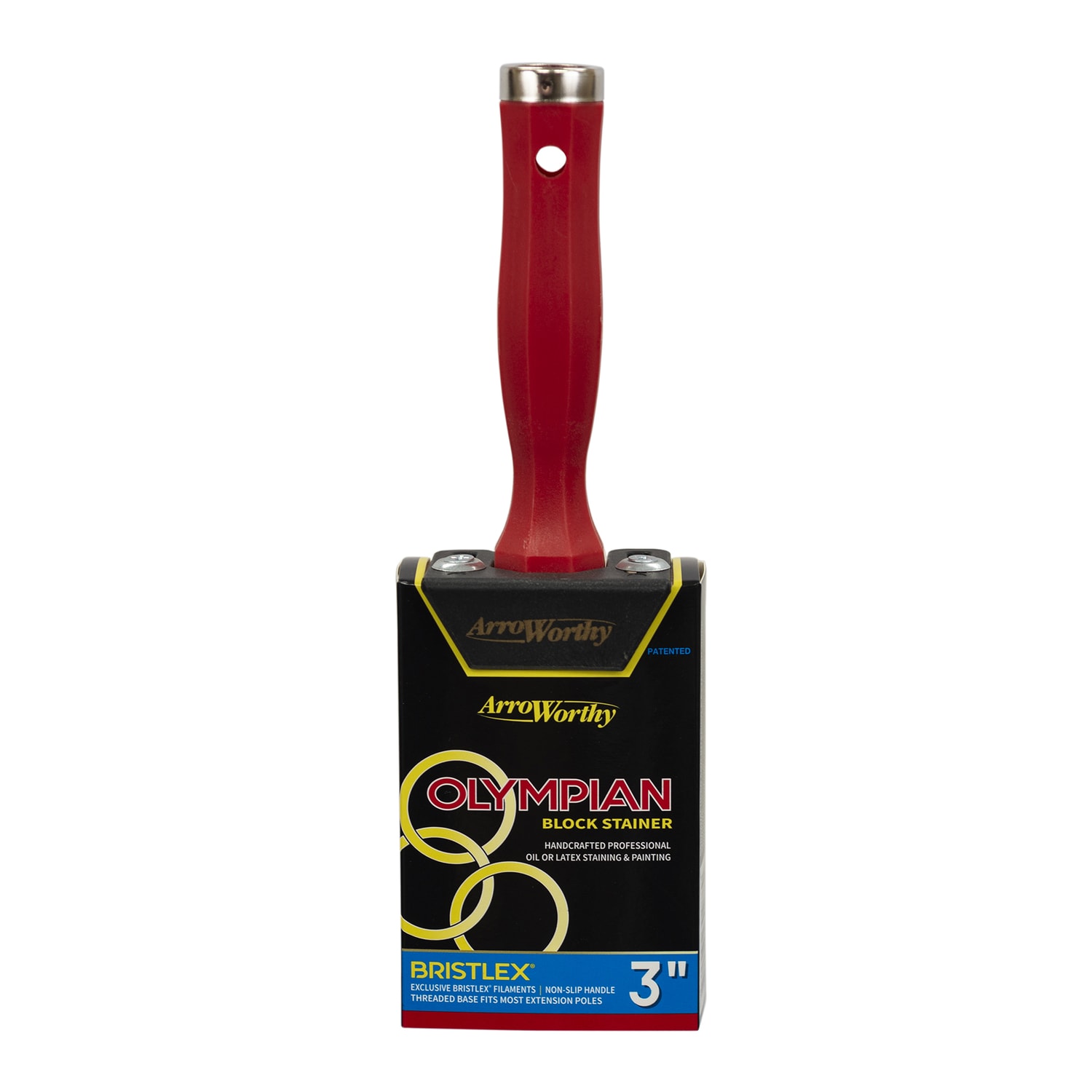 ArroWorthy  Olympian 3 in. Flat Stain Brush